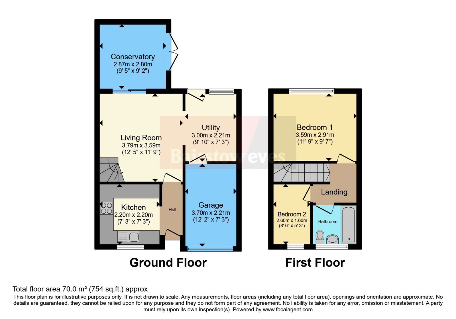 Otterburn Close, Heath Hayes, Cannock, Staffordshire, WS12 floorplan
