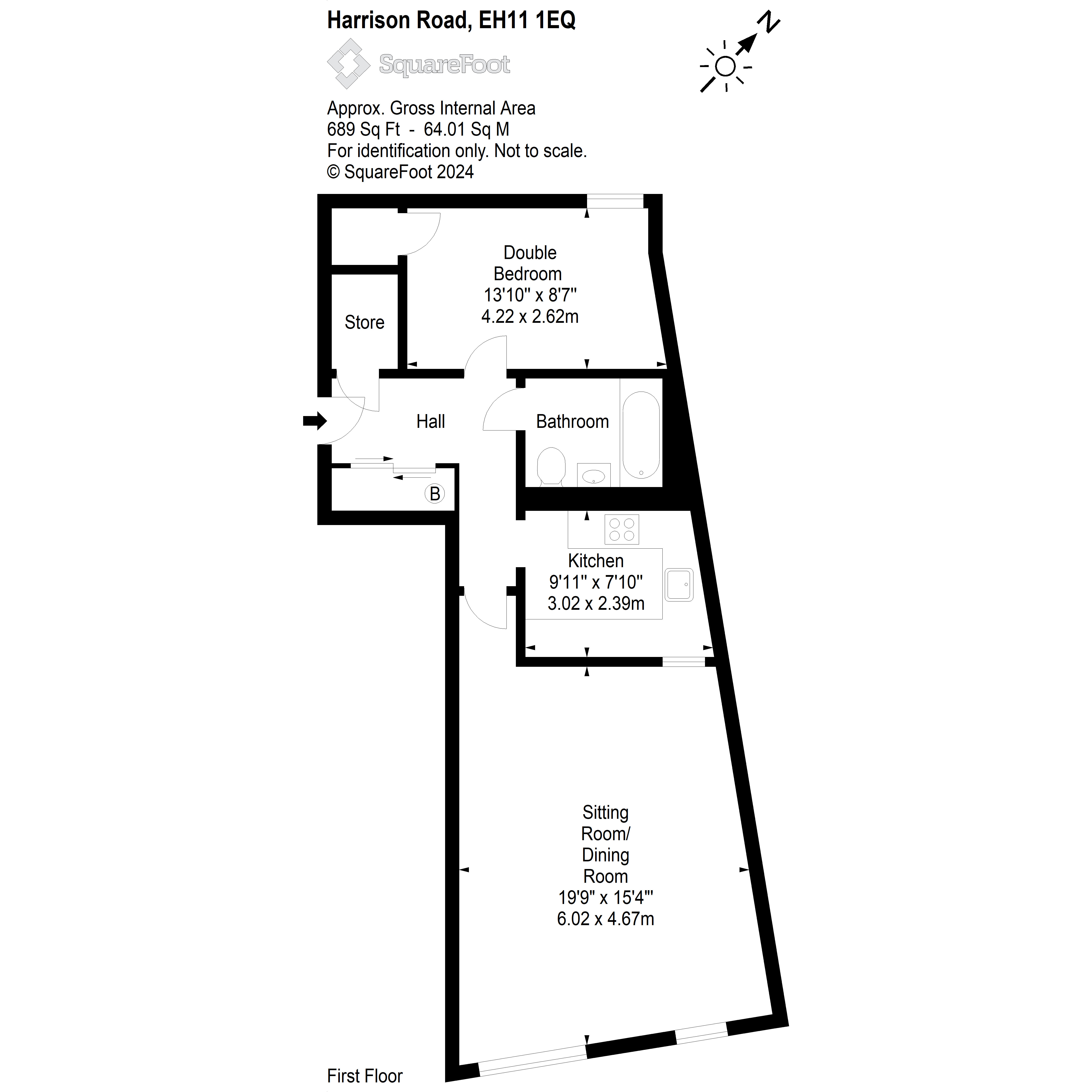 Harrison Road, Edinburgh floorplan