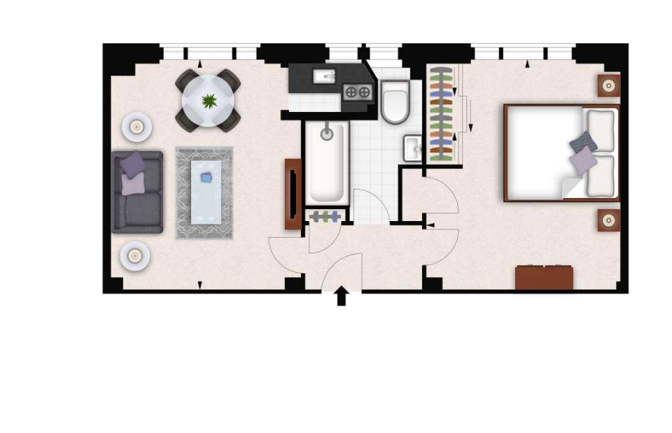 66, Hill Street, London floorplan