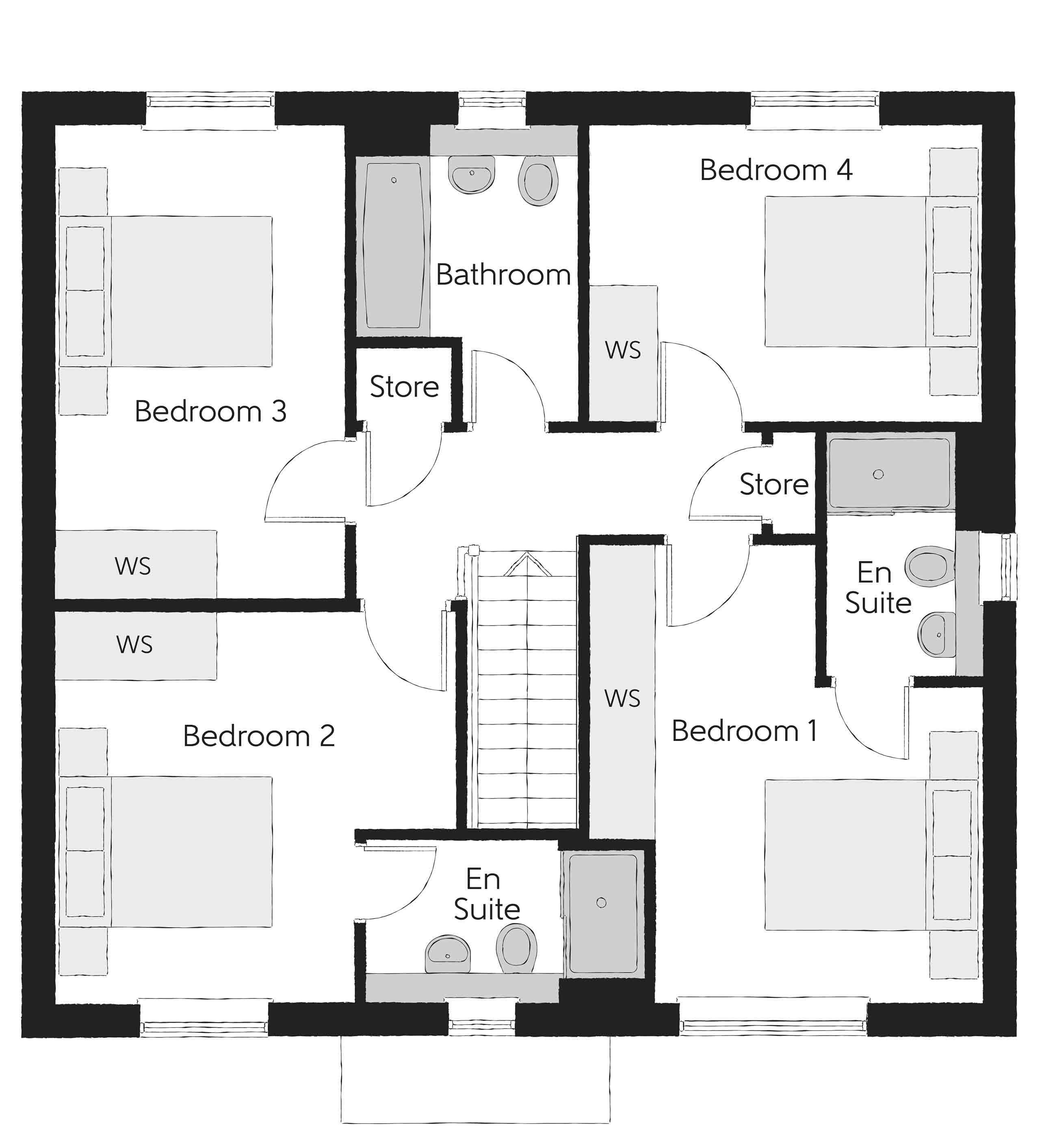 Hereford Road, Shrewsbury floorplan