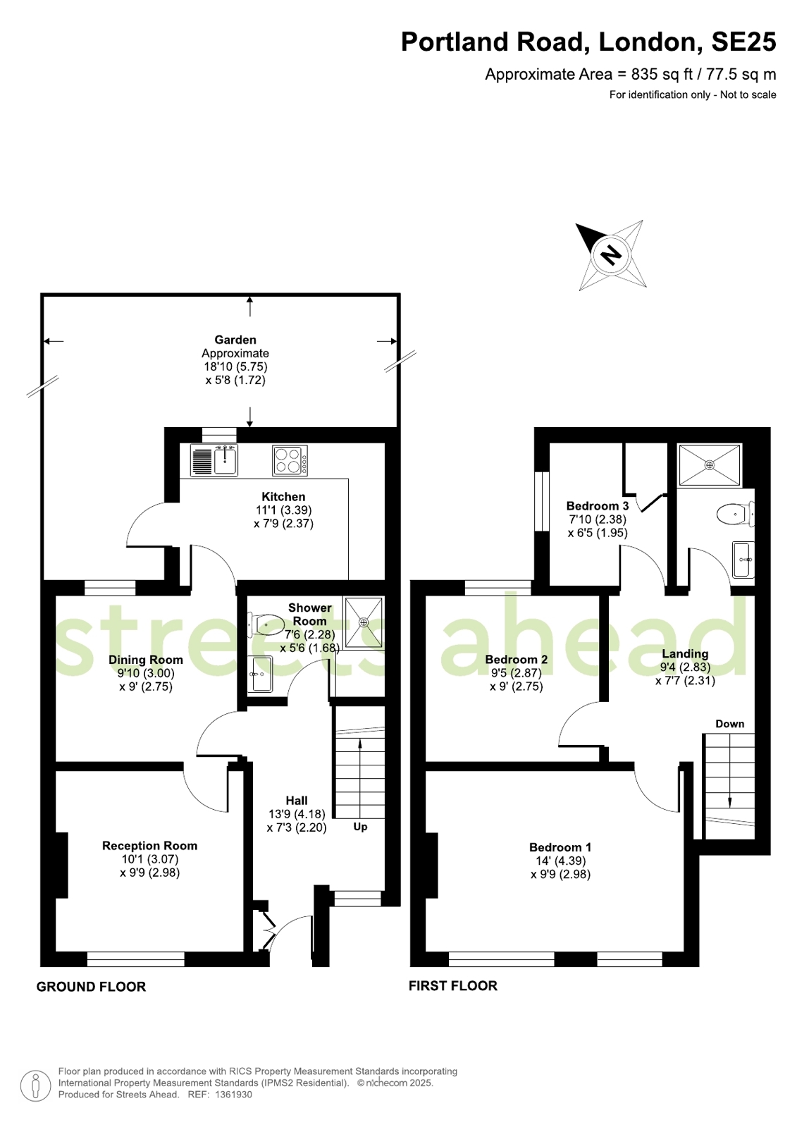Portland Road, London floorplan
