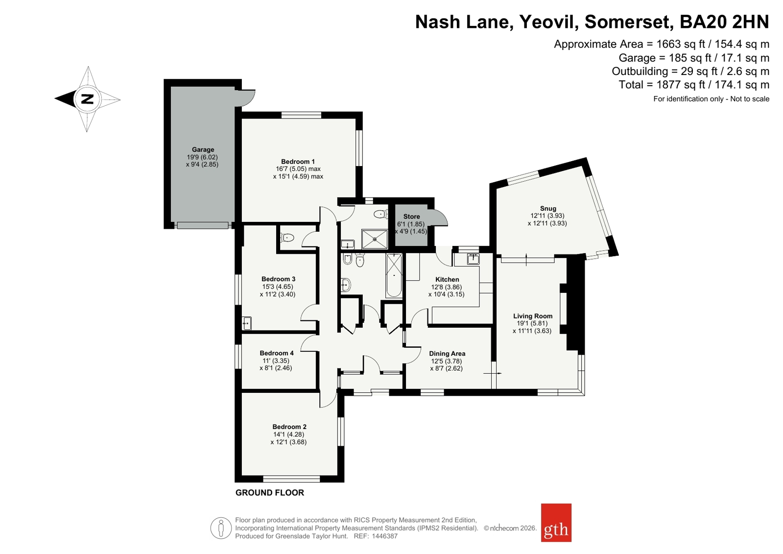 Melody Ranch, 18, Nash Lane, Somerset floorplan