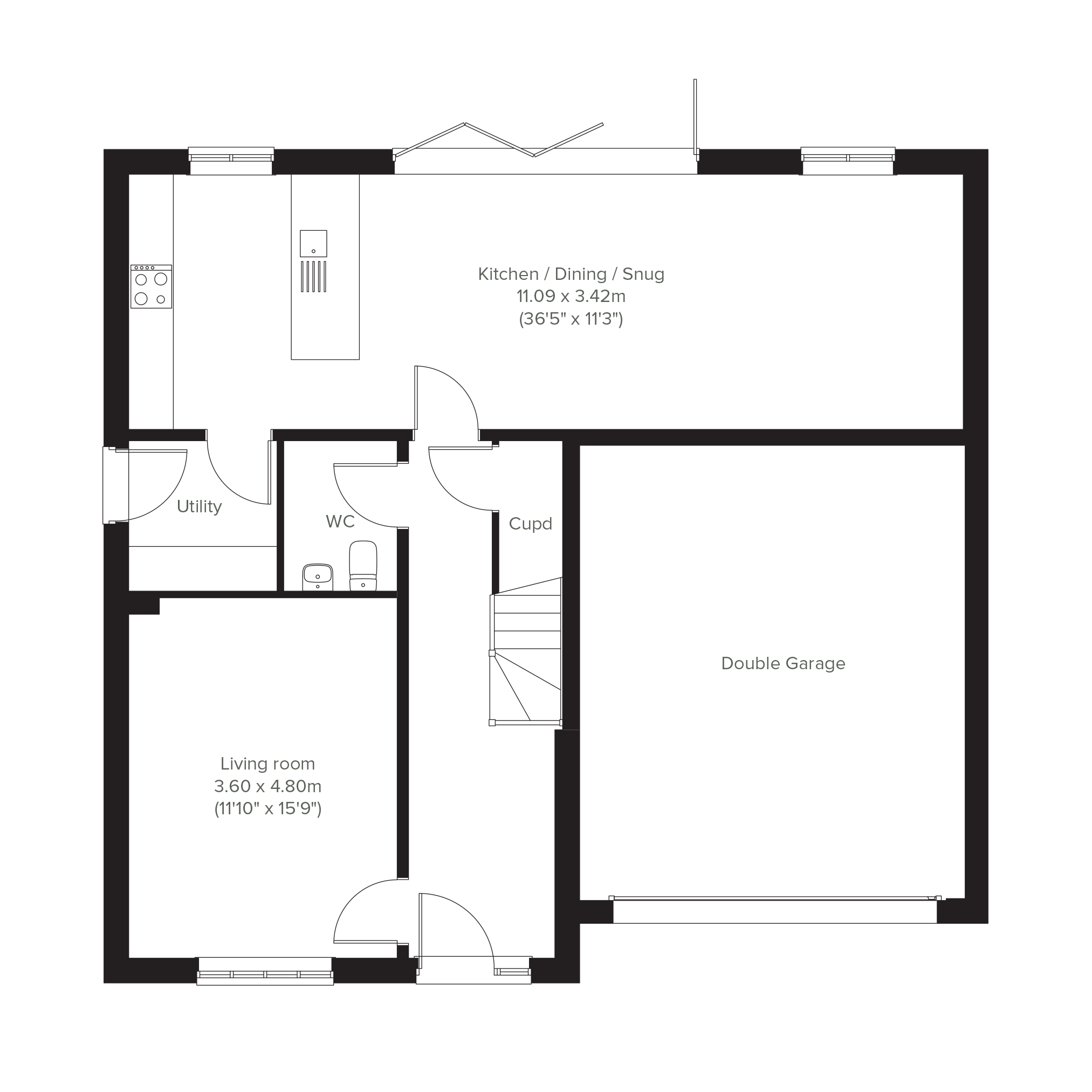 24, Sketchley Lane, Burbage floorplan