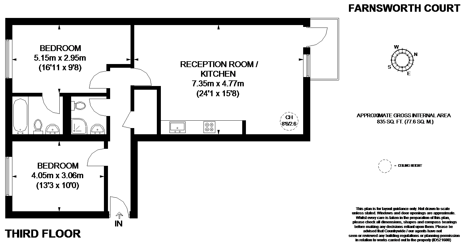 2 Bedrooms Flat for sale in Farnsworth Court, Osier Lane, London SE10