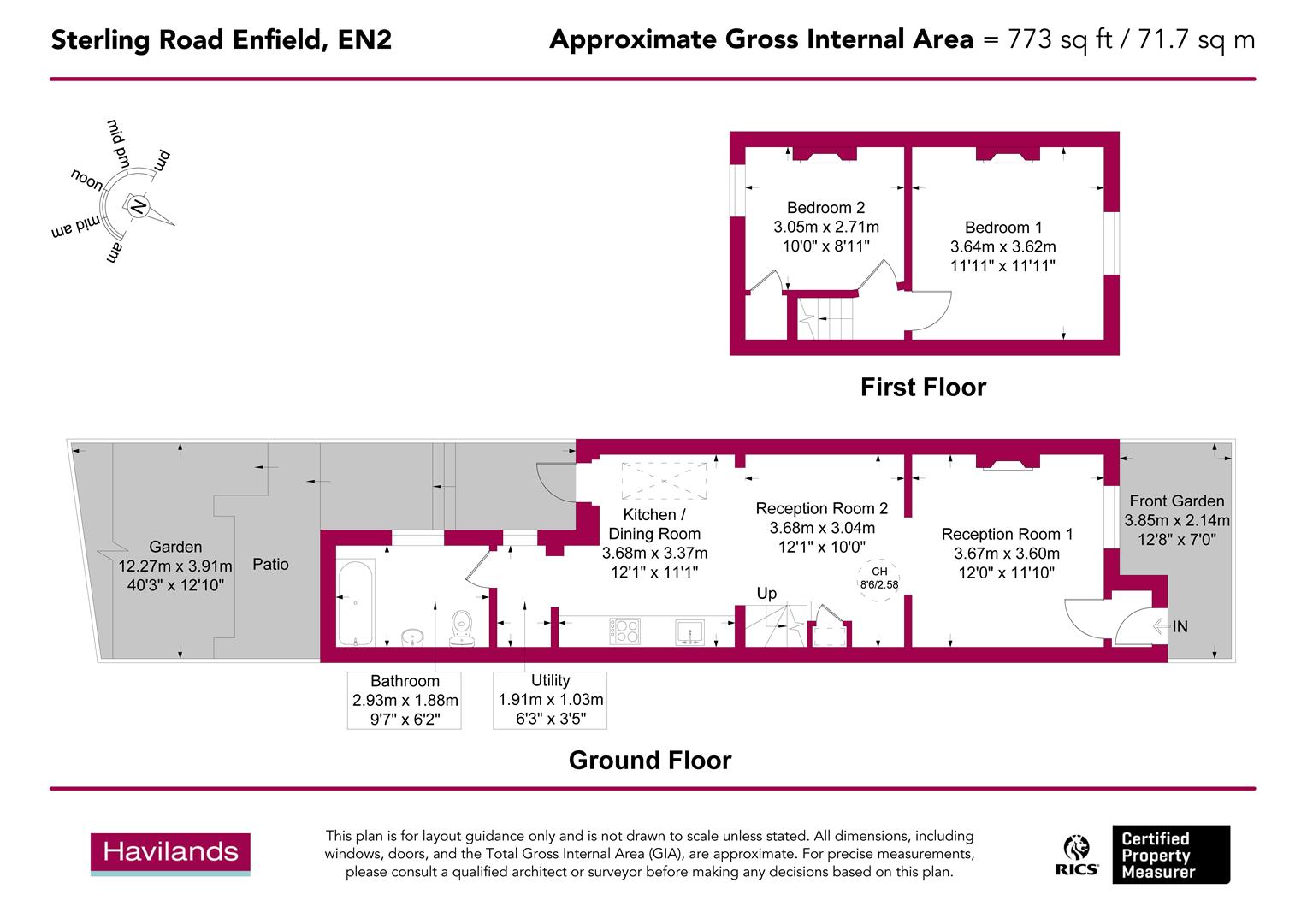 22, Sterling Road, Enfield floorplan