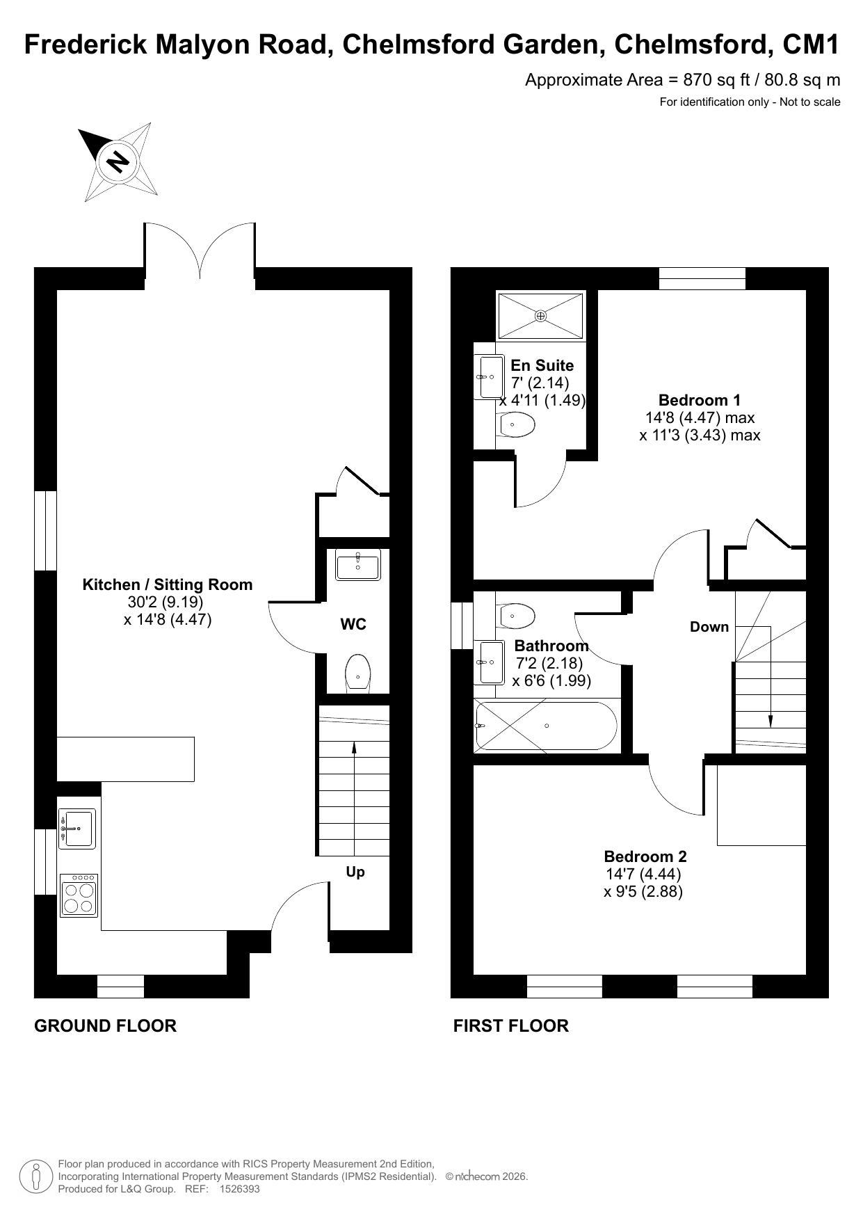 Frederick Malyon Road, Chelmsford floorplan
