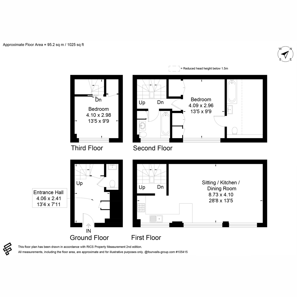 9, Union Mews, London floorplan