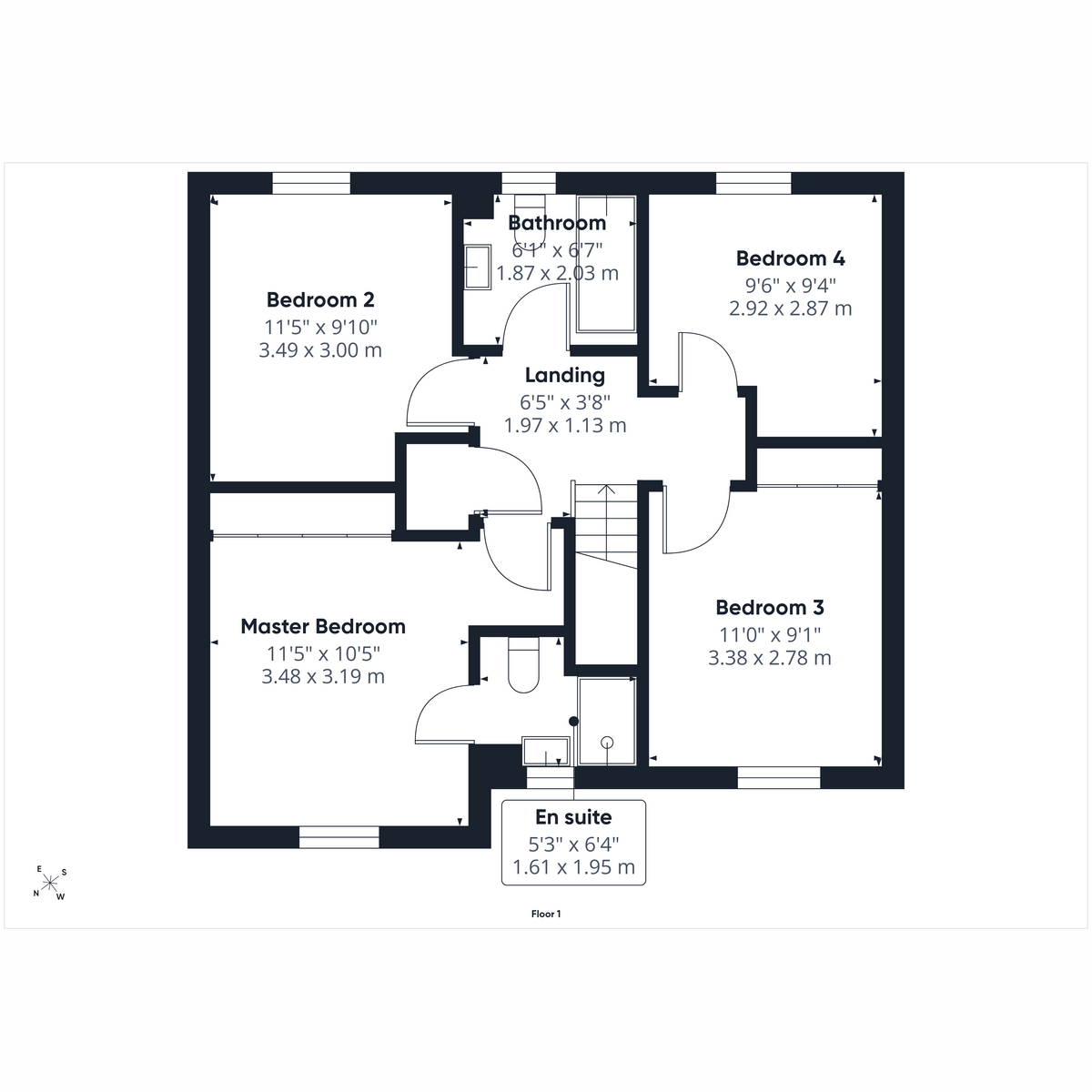 2, Capesthorne Road, Washington floorplan