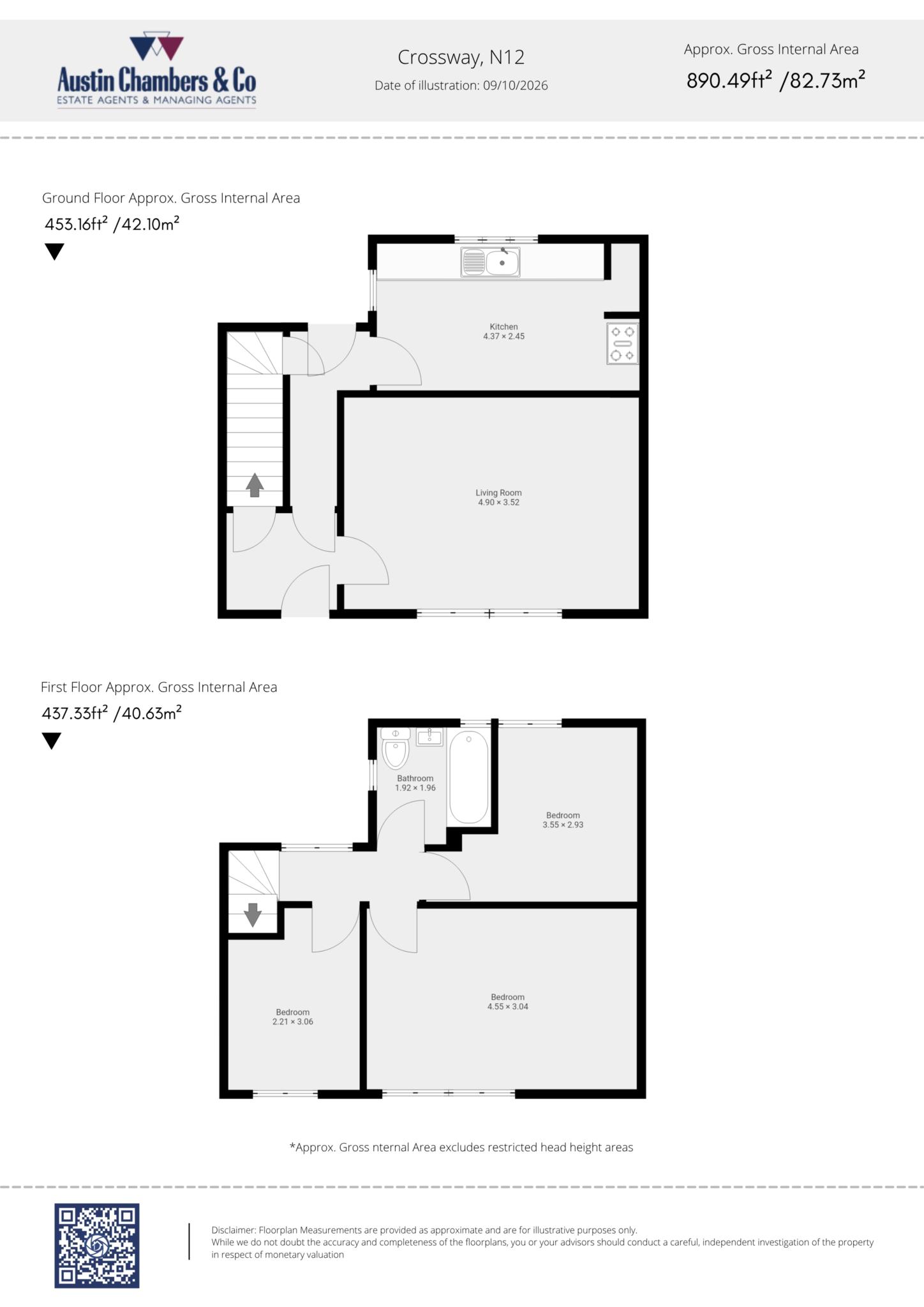 Crossway, London floorplan