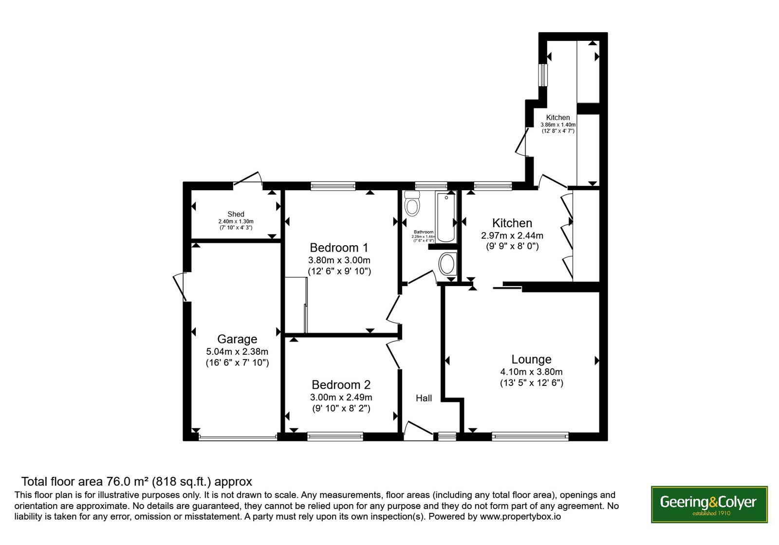 37, Wrangleden Road, Kent floorplan