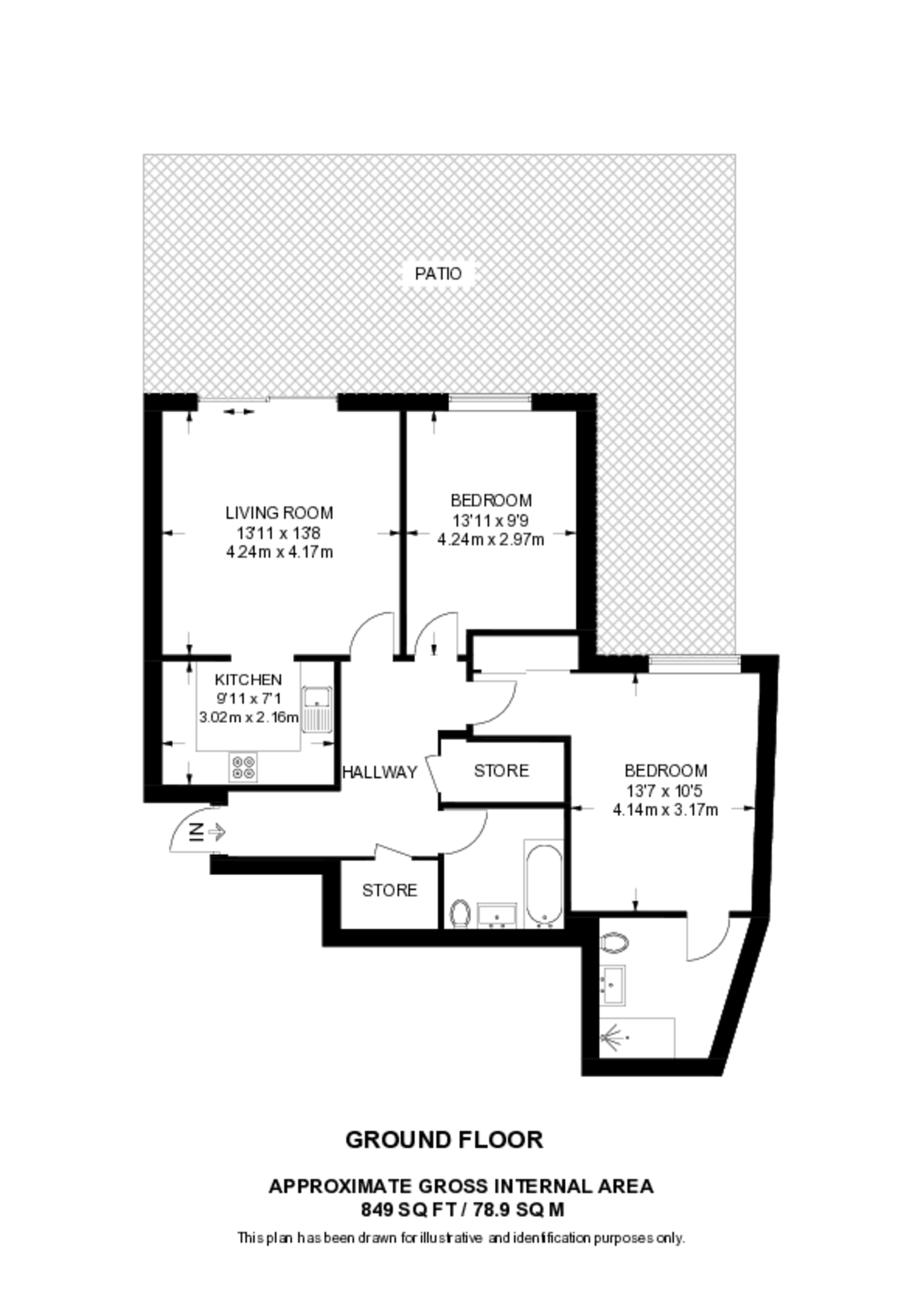 Branch Road, Limehouse floorplan