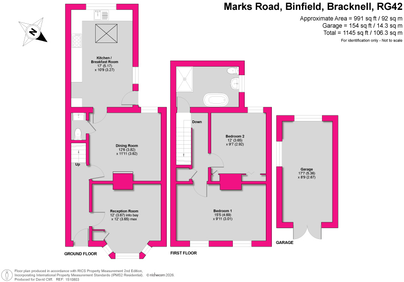 2 Birch Villas,, St. Marks Road, Bracknell floorplan