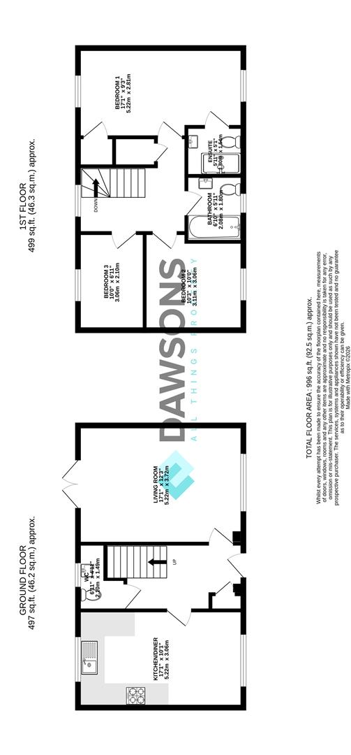 44, Maes Gwdig, Burry Port floorplan