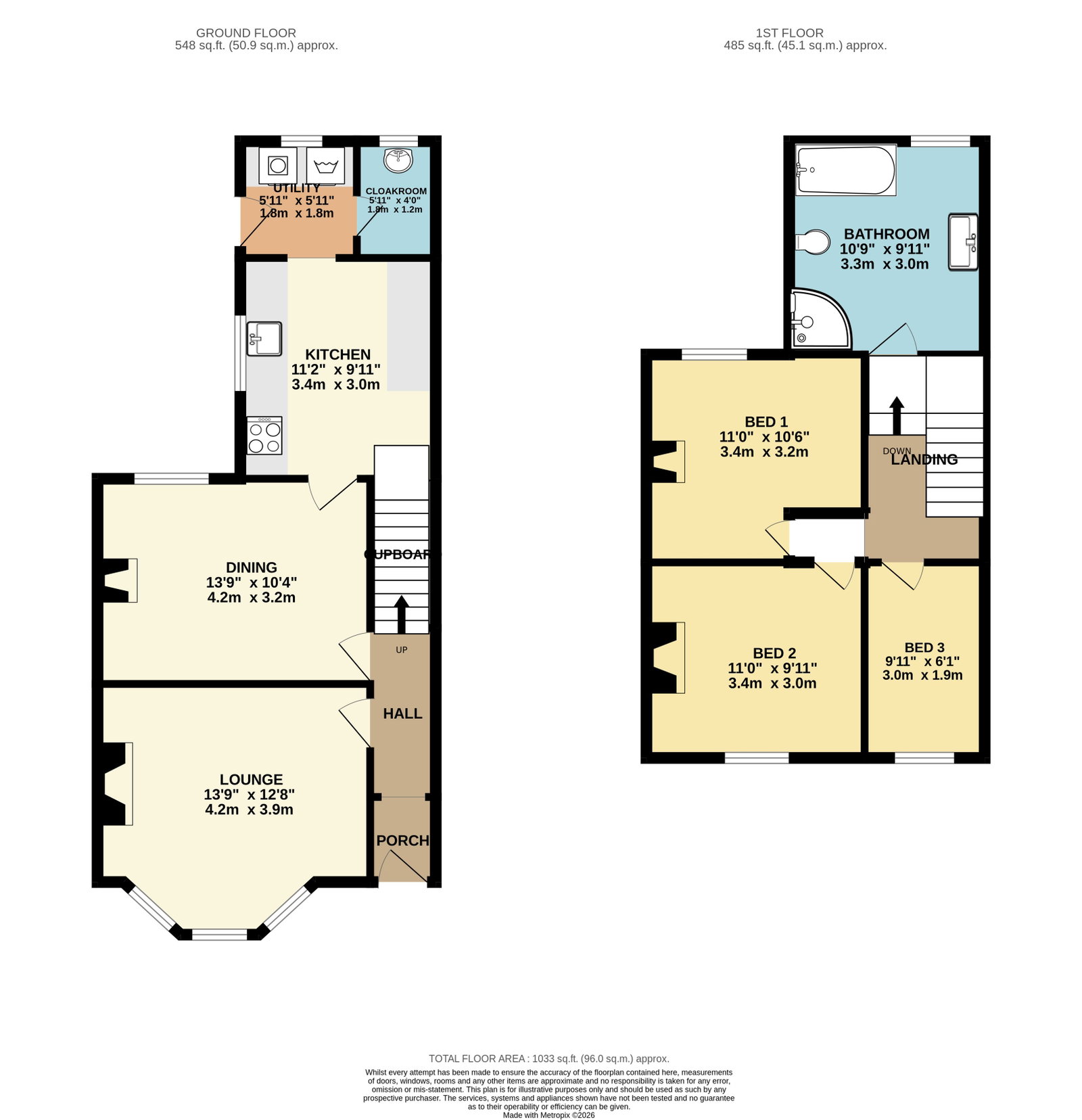 52, Tanygroes Street, Port Talbot floorplan