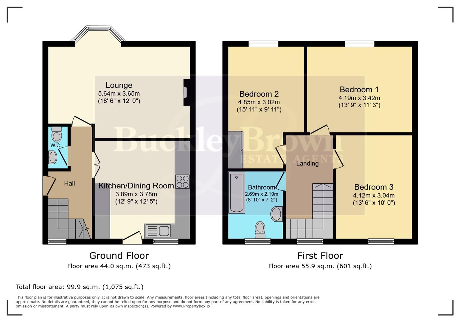 72, High Street, Sheffield floorplan