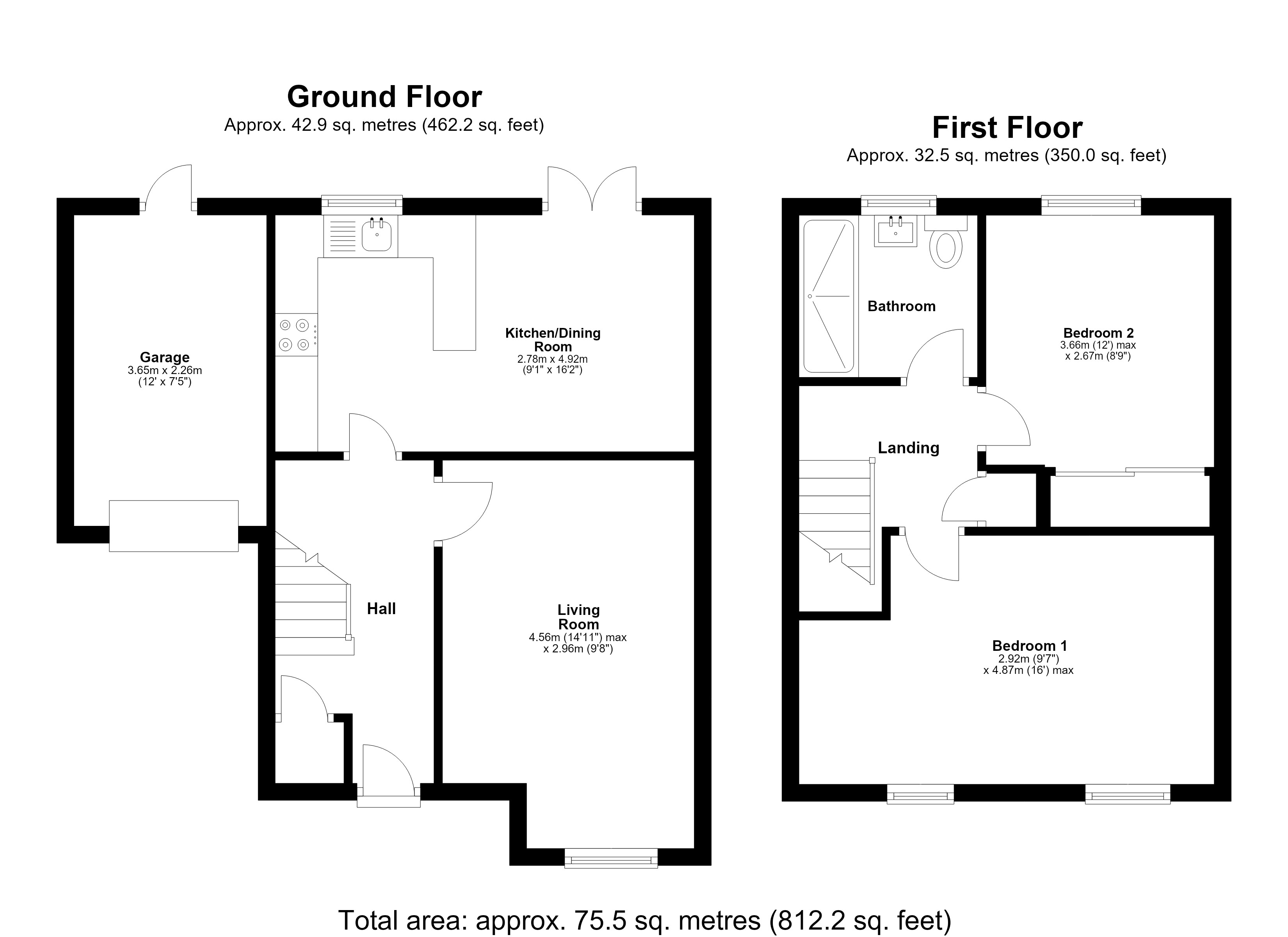 27, Armstrong Close, Milton Keynes floorplan