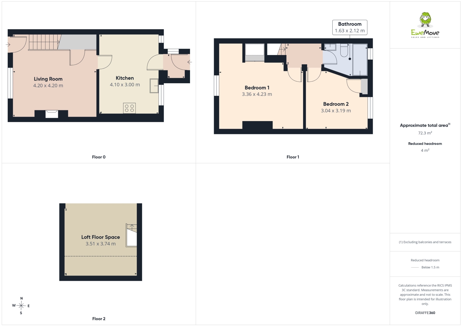 129, Netherton Lane, Wakefield floorplan