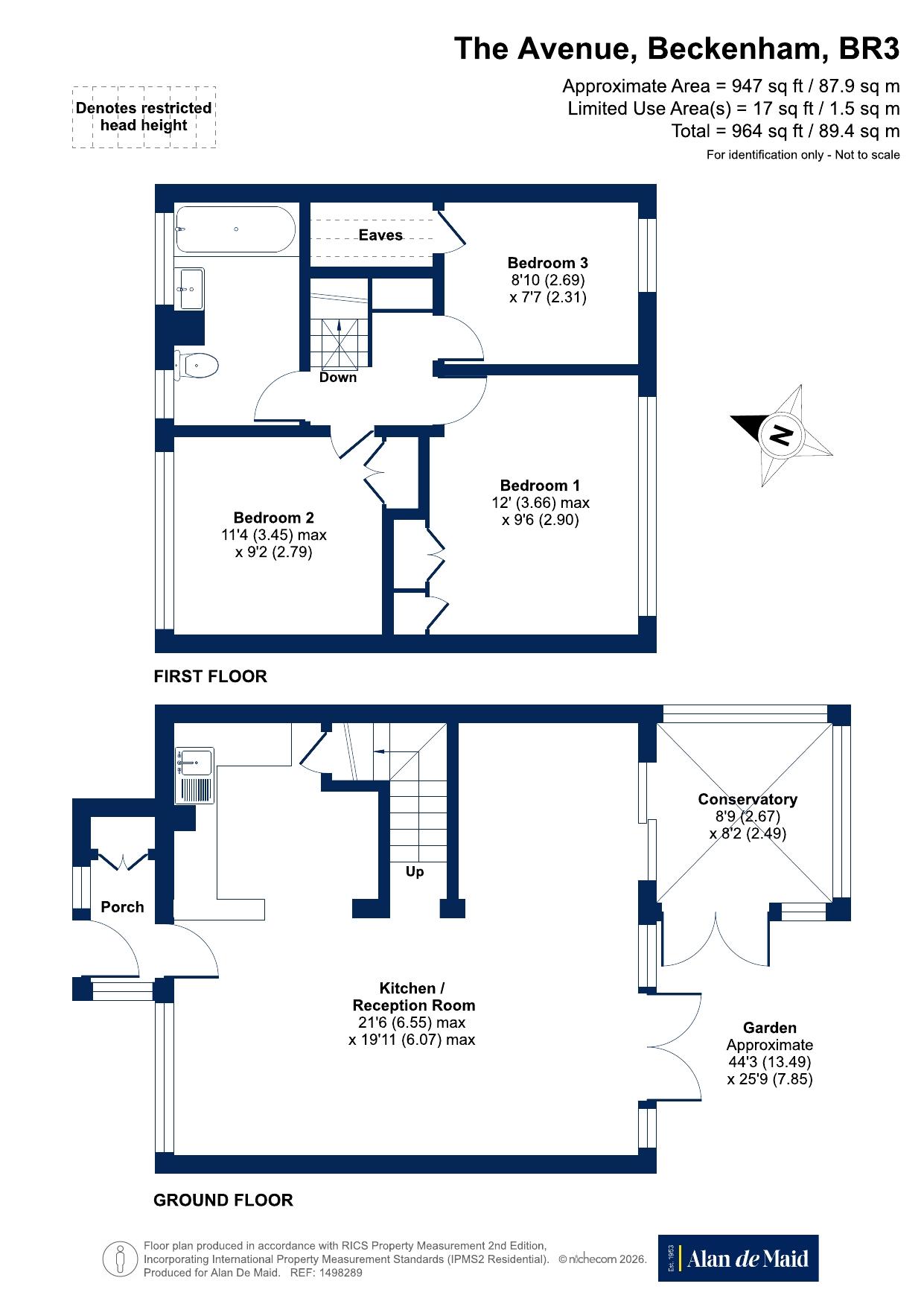 19, West Oak, Beckenham floorplan