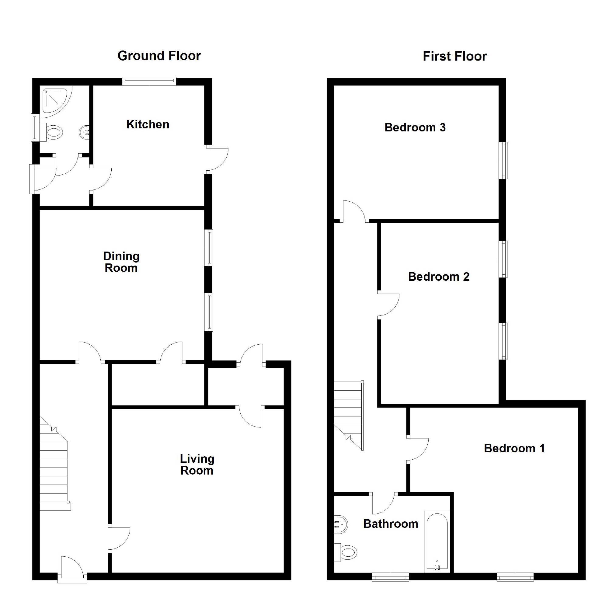 3 bed end terrace house for sale in Heol Y Dwr, Llanon, Ceredigion SY23