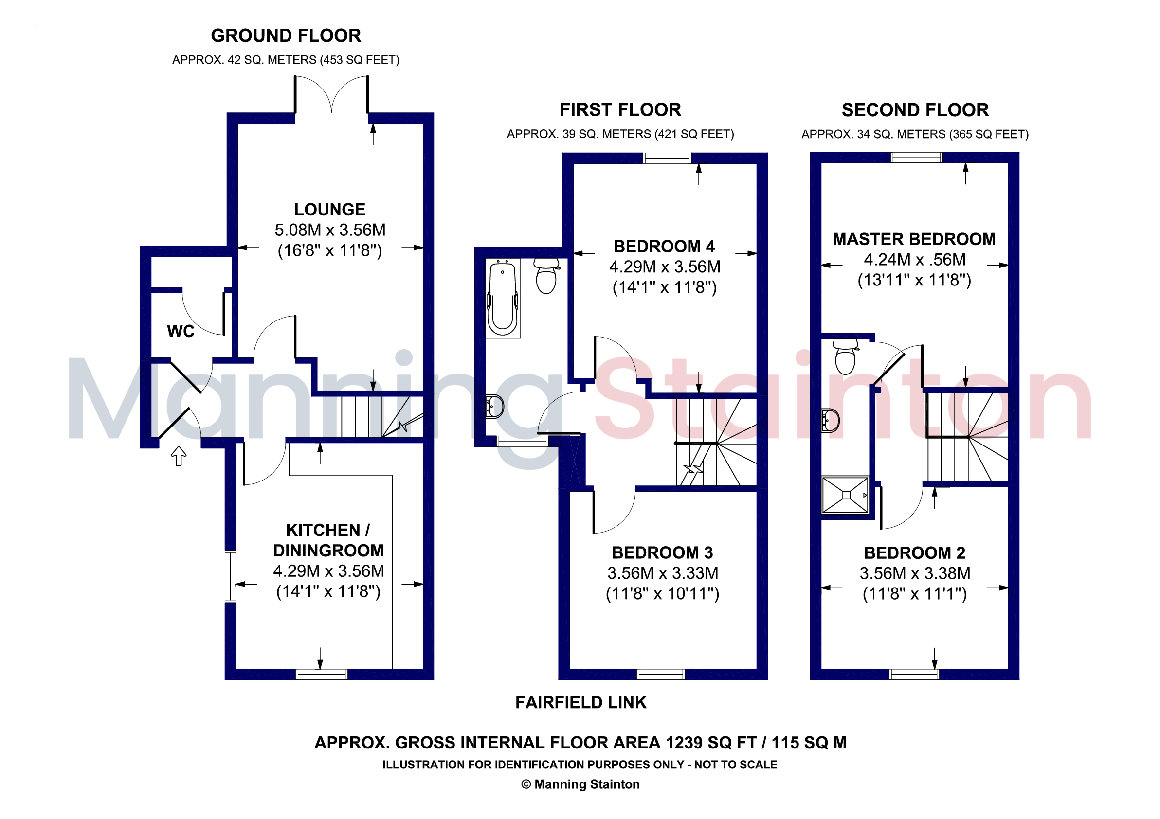 30, Fairfield Link, Leeds floorplan