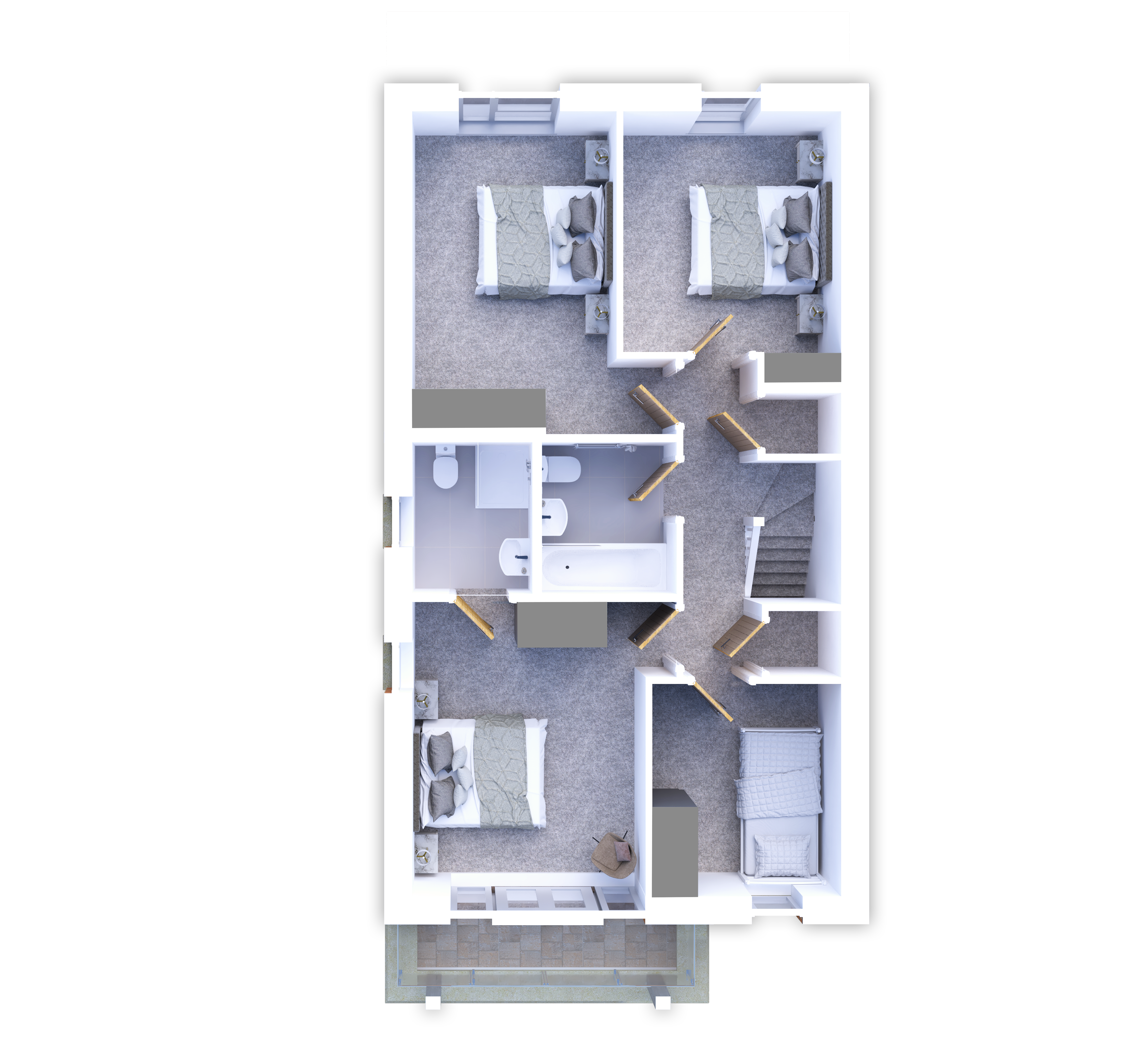 PLOT 19 - GRANVILLE,, Haven View, Moorside floorplan
