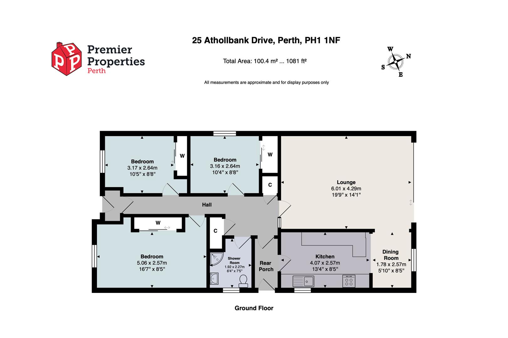 25, Athollbank Drive, Perth floorplan