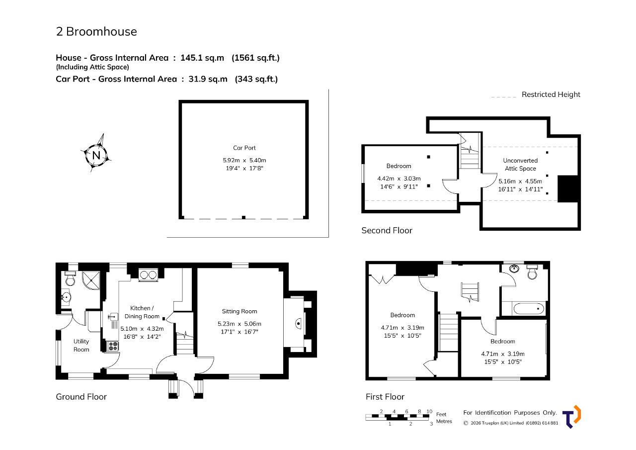 2, Broom House, Flimwell floorplan