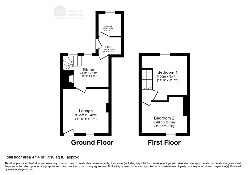 Mill Street, Frizington floorplan