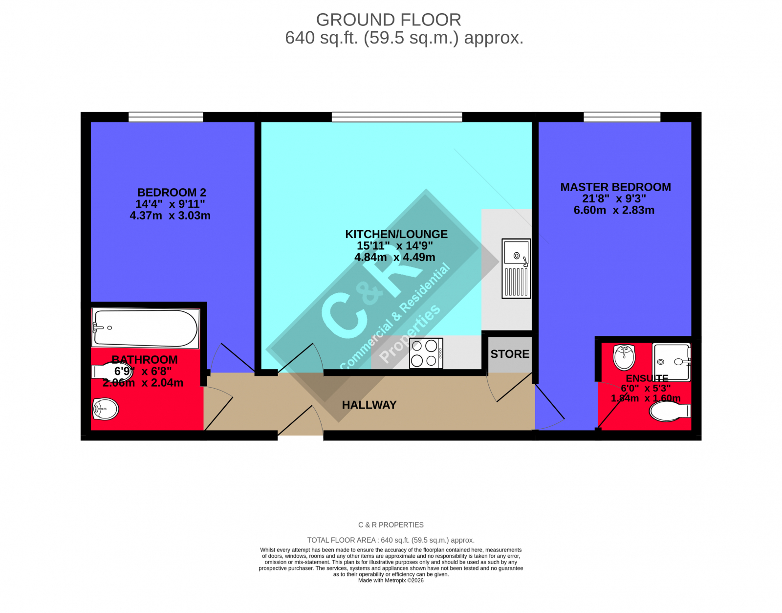 Apartment 29, City Point, Salford floorplan