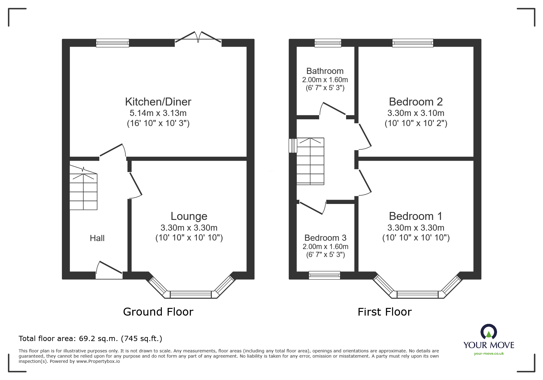 49, Potter Hill Lane, Sheffield floorplan