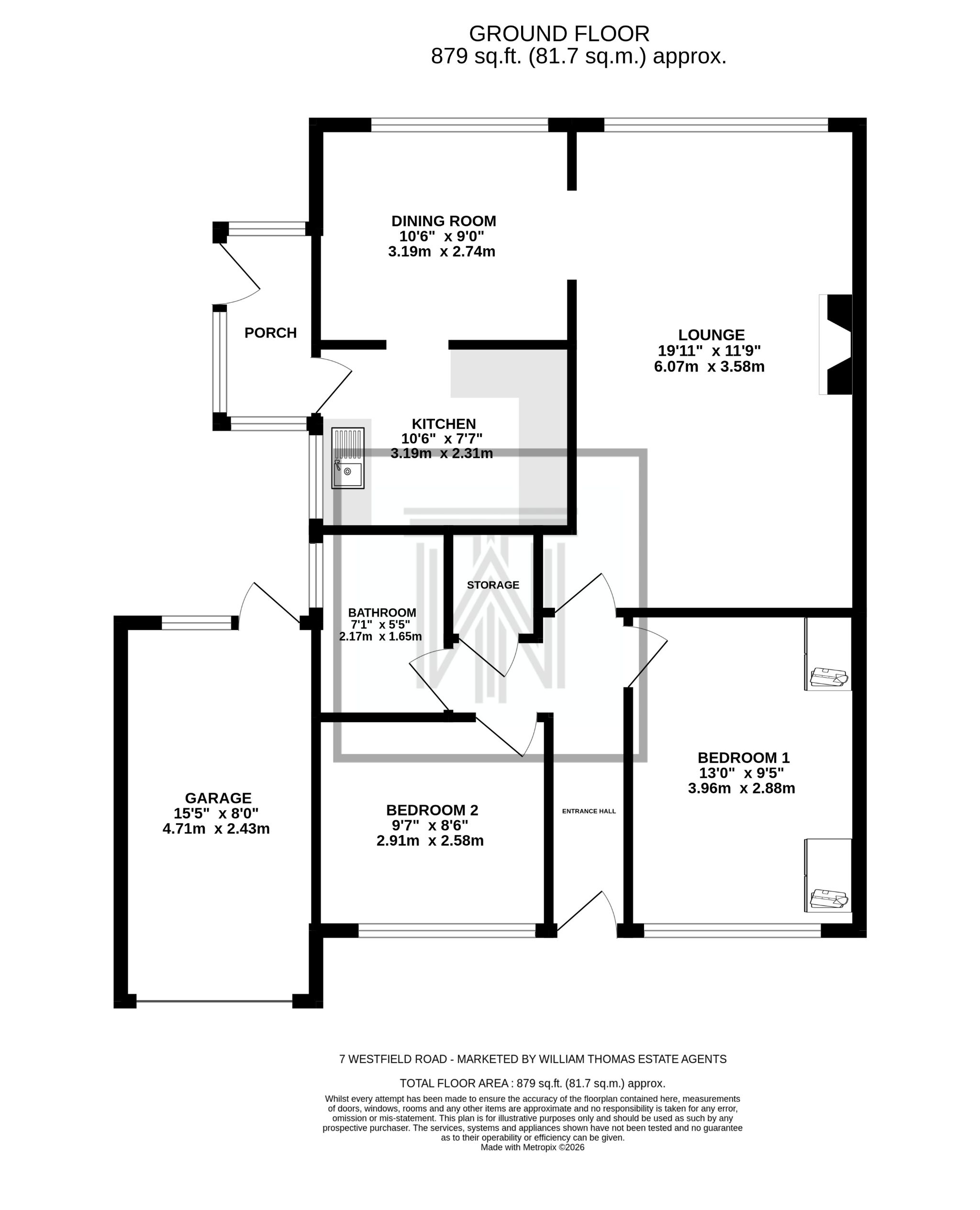 7 Westfield Road, Bolton floorplan