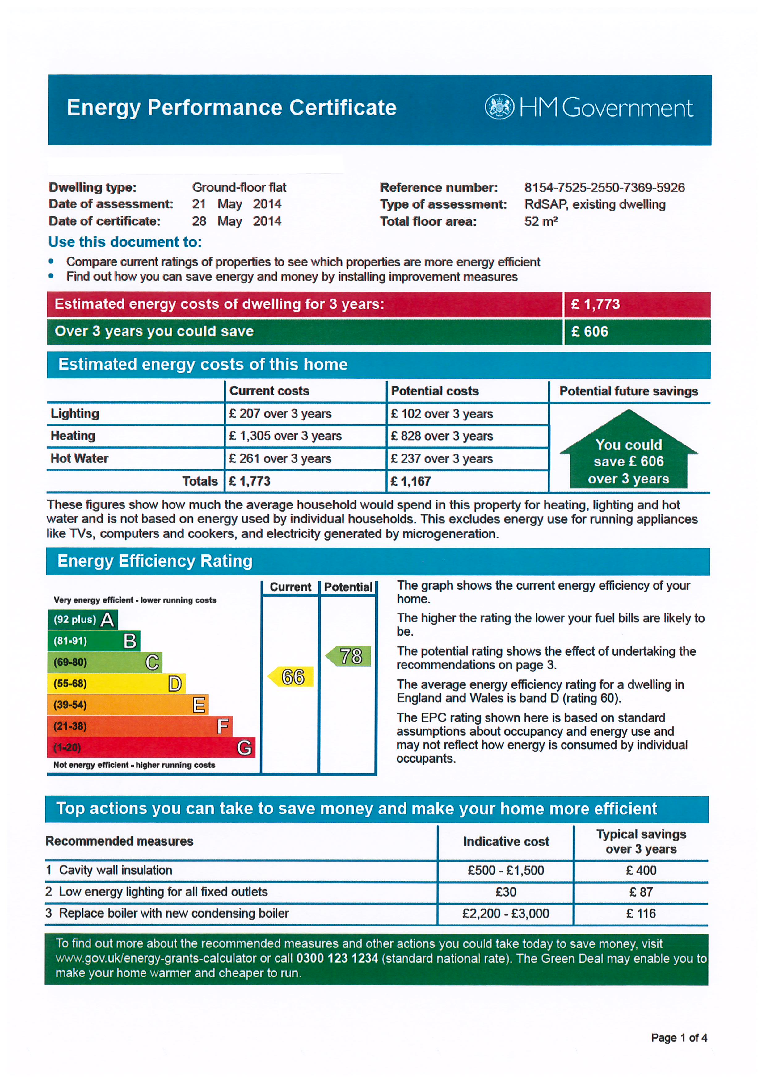 Flat 3, Southport floorplan