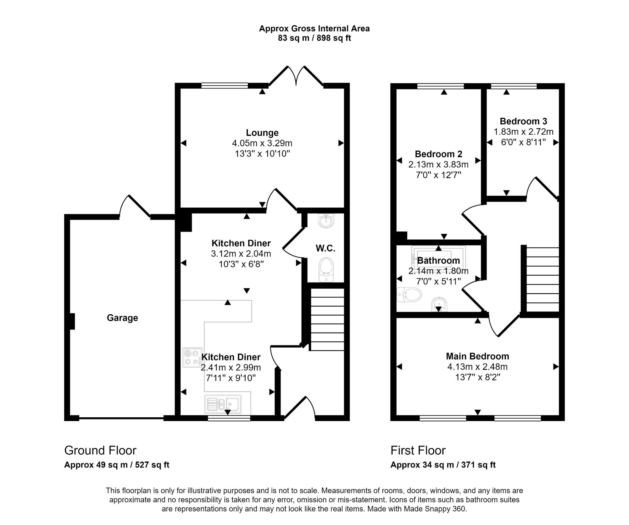 47 Ribble Road, Wigan floorplan