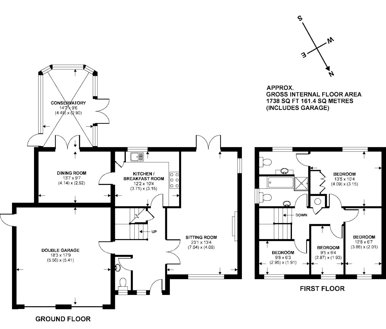 4 Bedrooms Detached house for sale in Horsell, Woking GU21