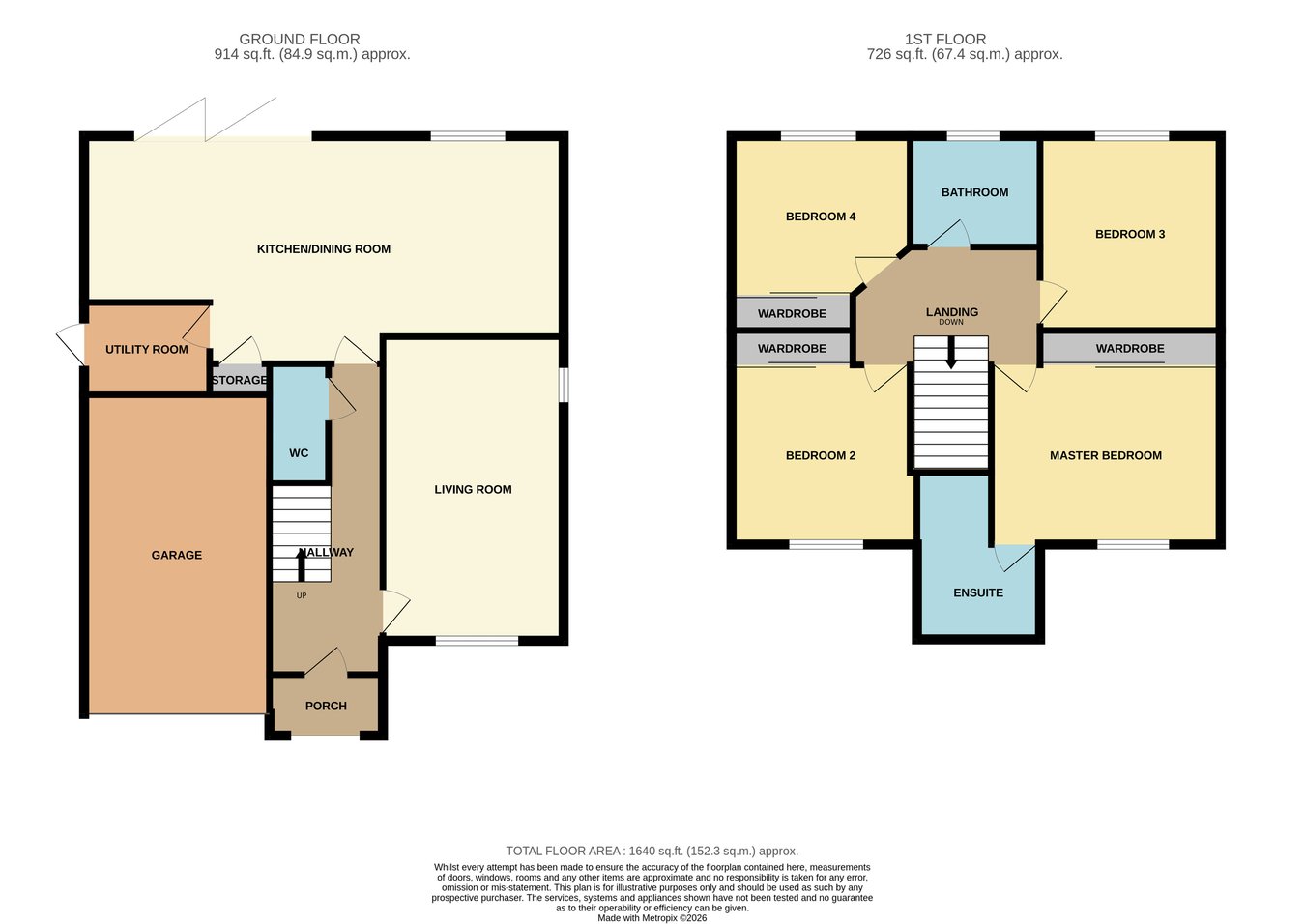 10, James Close, Northampton floorplan