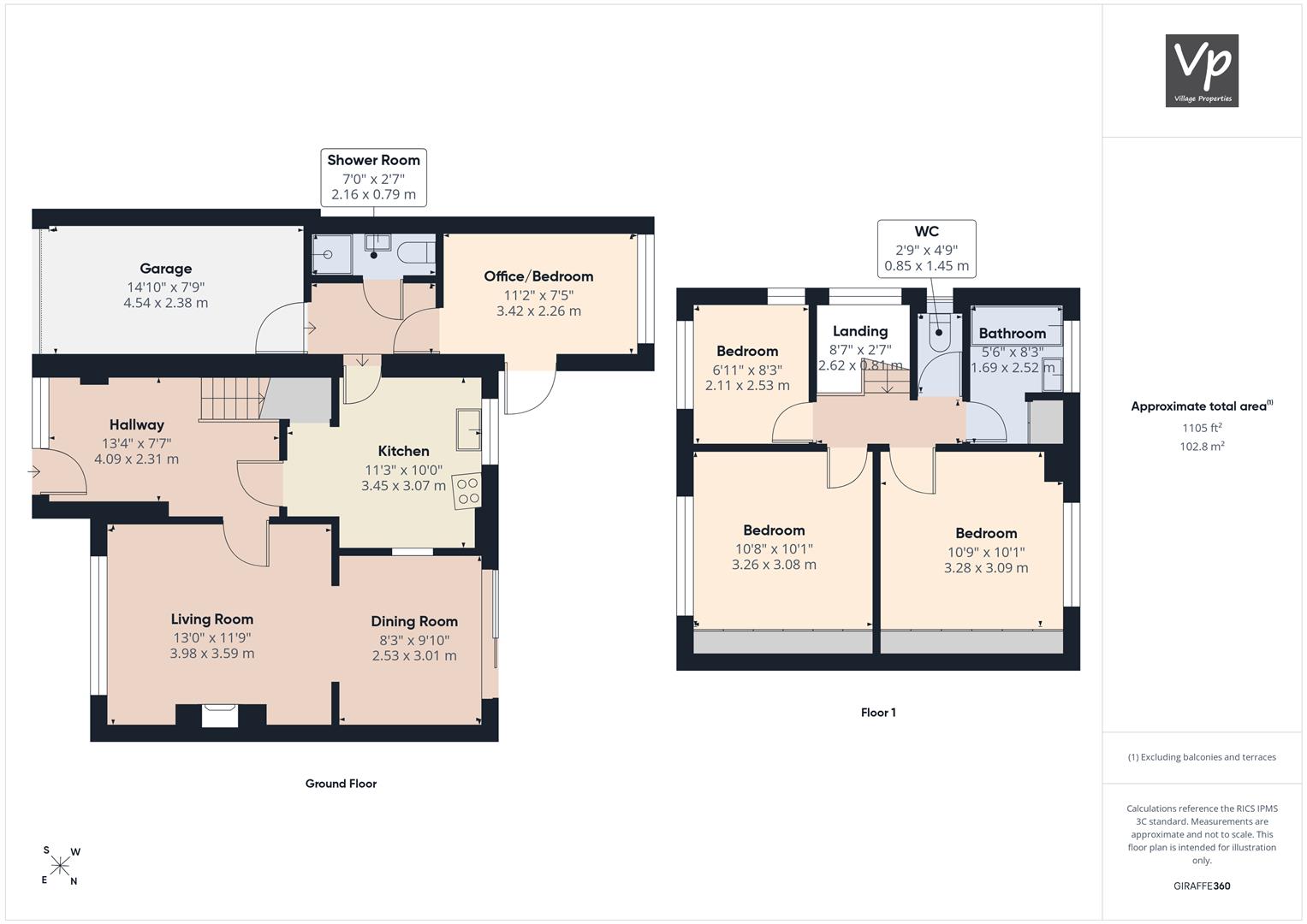 54, Elmstone Drive, Reading floorplan