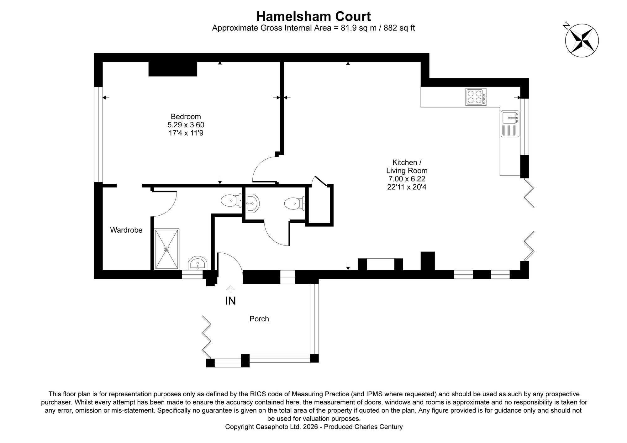 5 Hamelsham Court, Hailsham floorplan