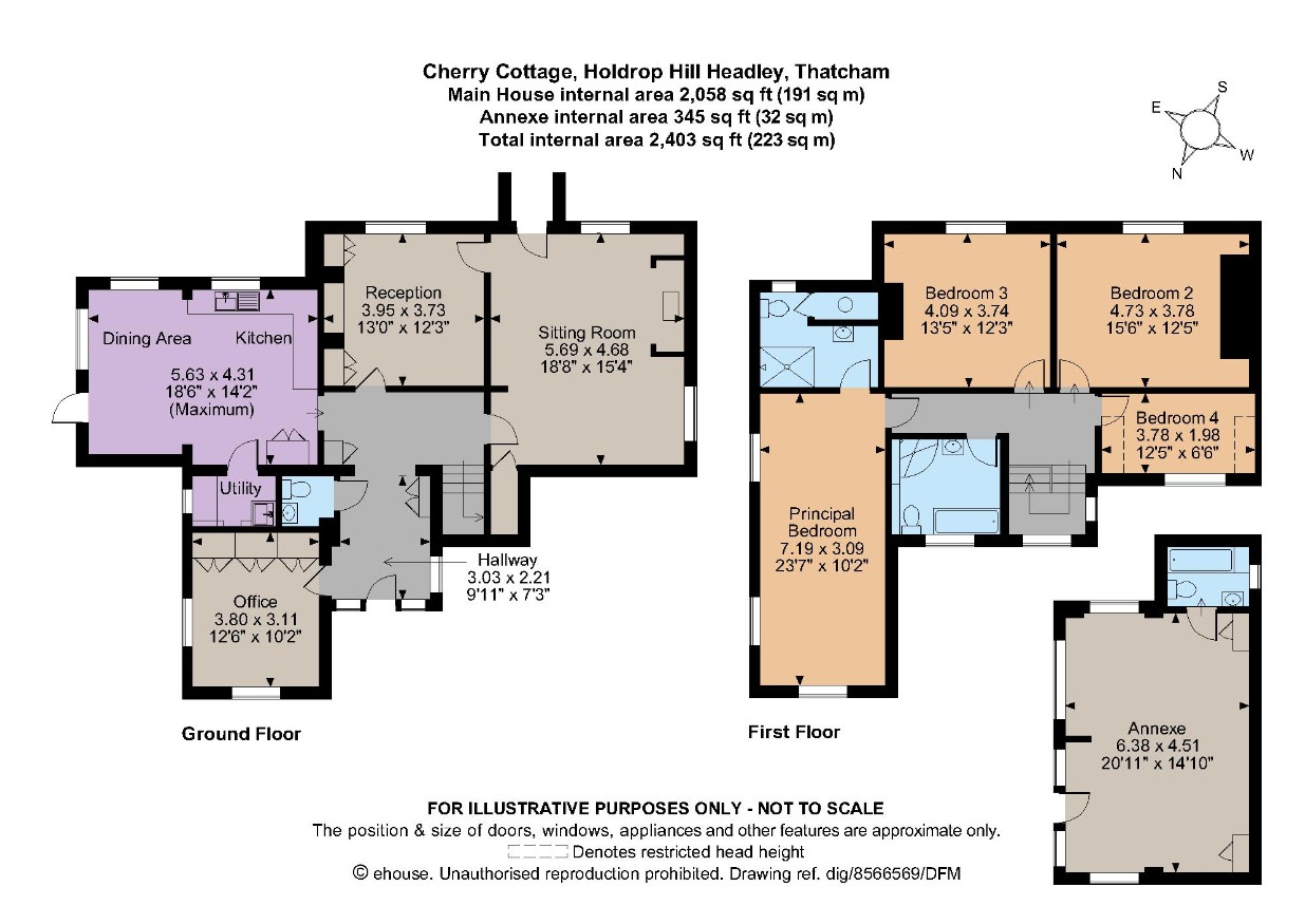 Cherry Cottage,, Holdrop Hill, Thatcham floorplan