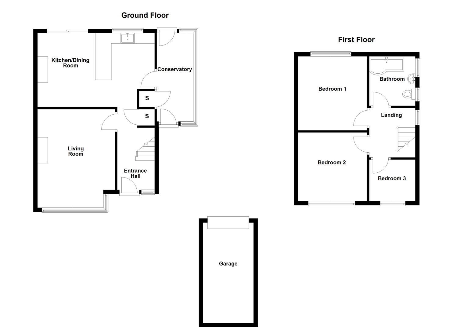 1, St. Georges Avenue, Endon floorplan