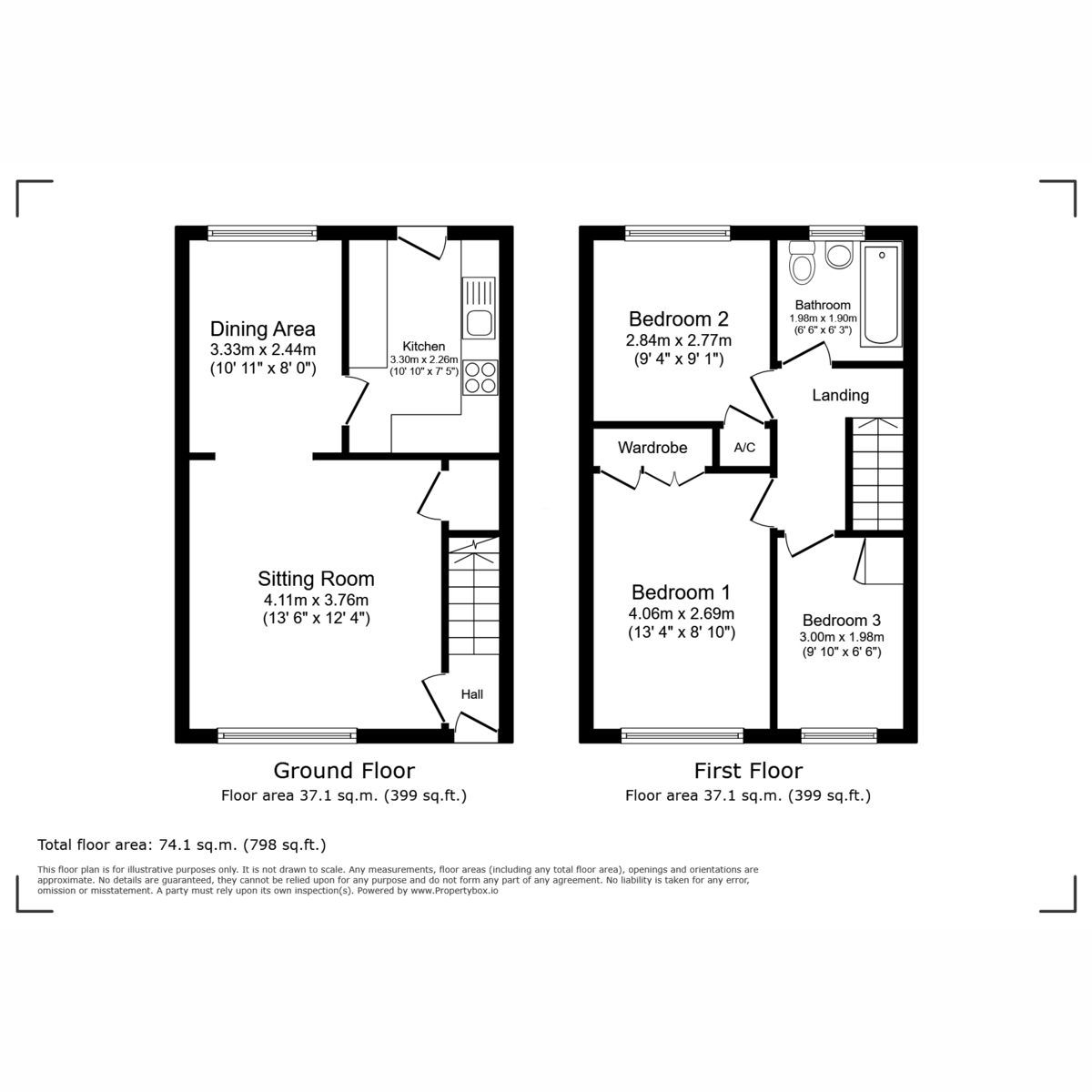 64, The Paddocks, Yarnton floorplan