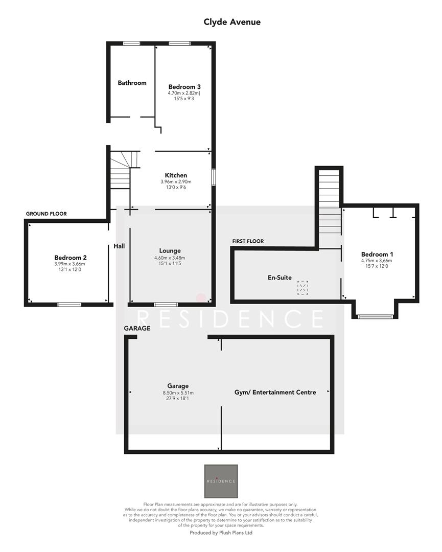 15, Clyde Avenue, Hamilton floorplan