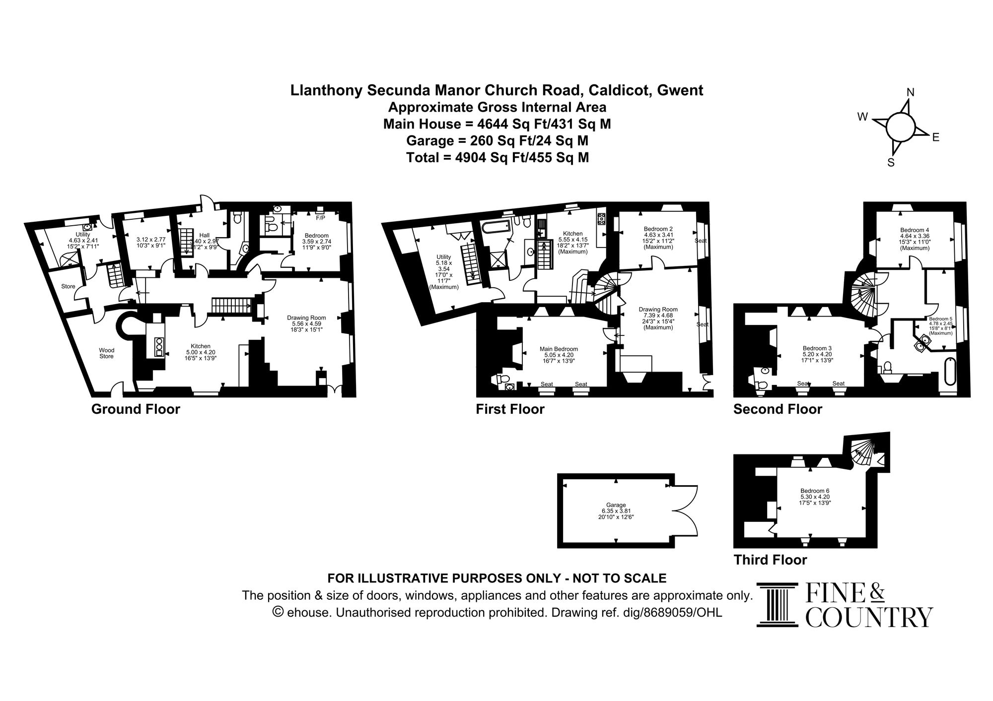 Llanthony Secunda Manor, Caldicot floorplan