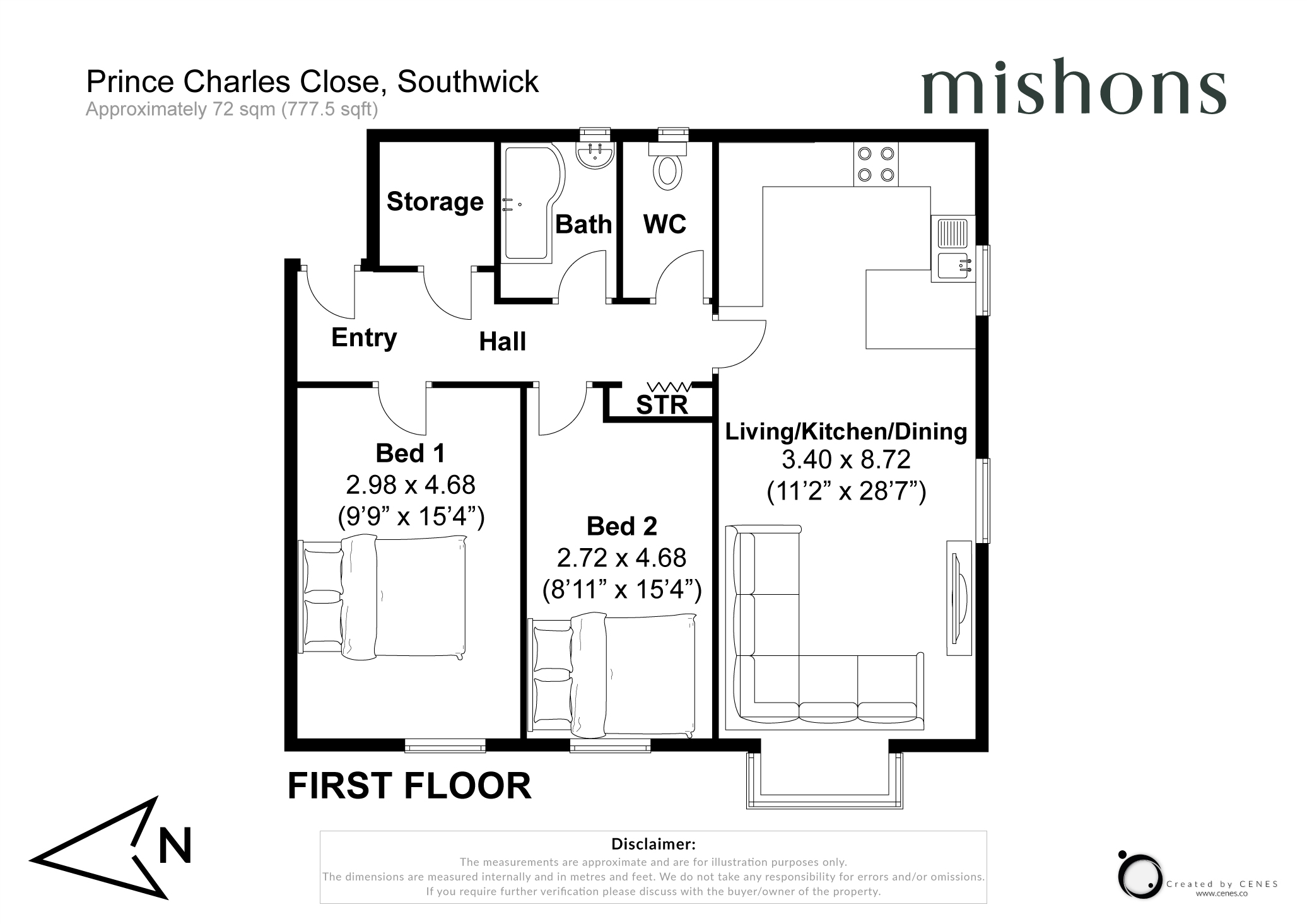 Prince Charles Close, Brighton floorplan