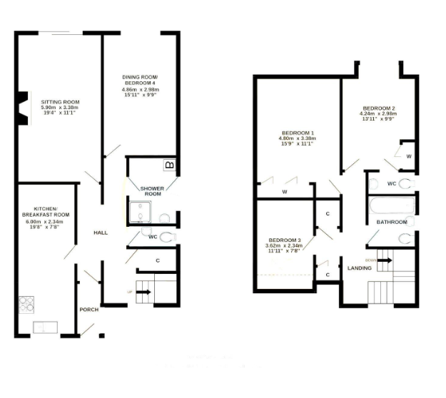 36, Charnock Close, Hordle floorplan