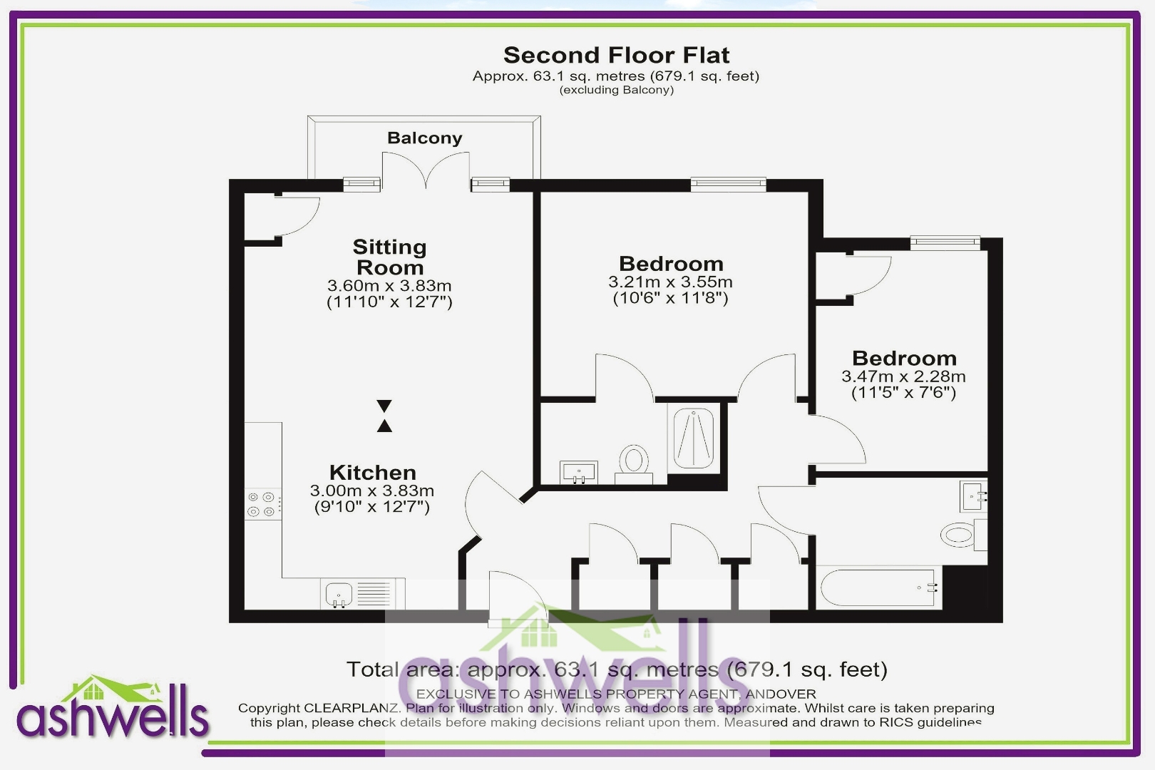 28, Saddle Way, Andover floorplan