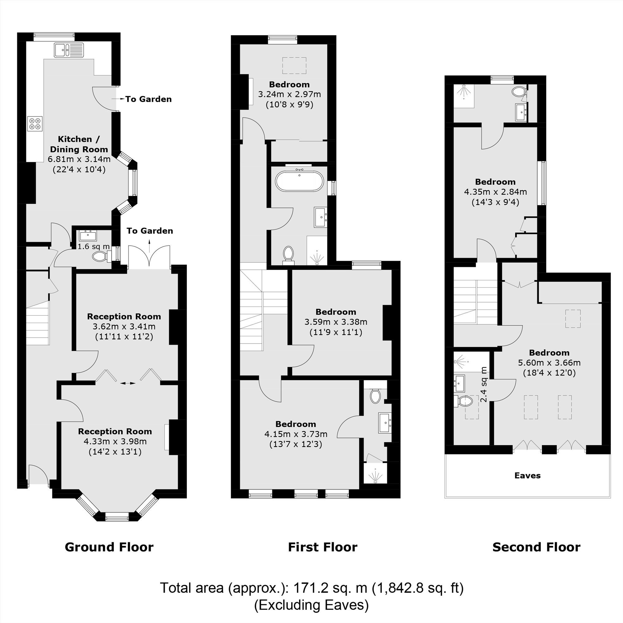 84, Blythe Vale, London floorplan