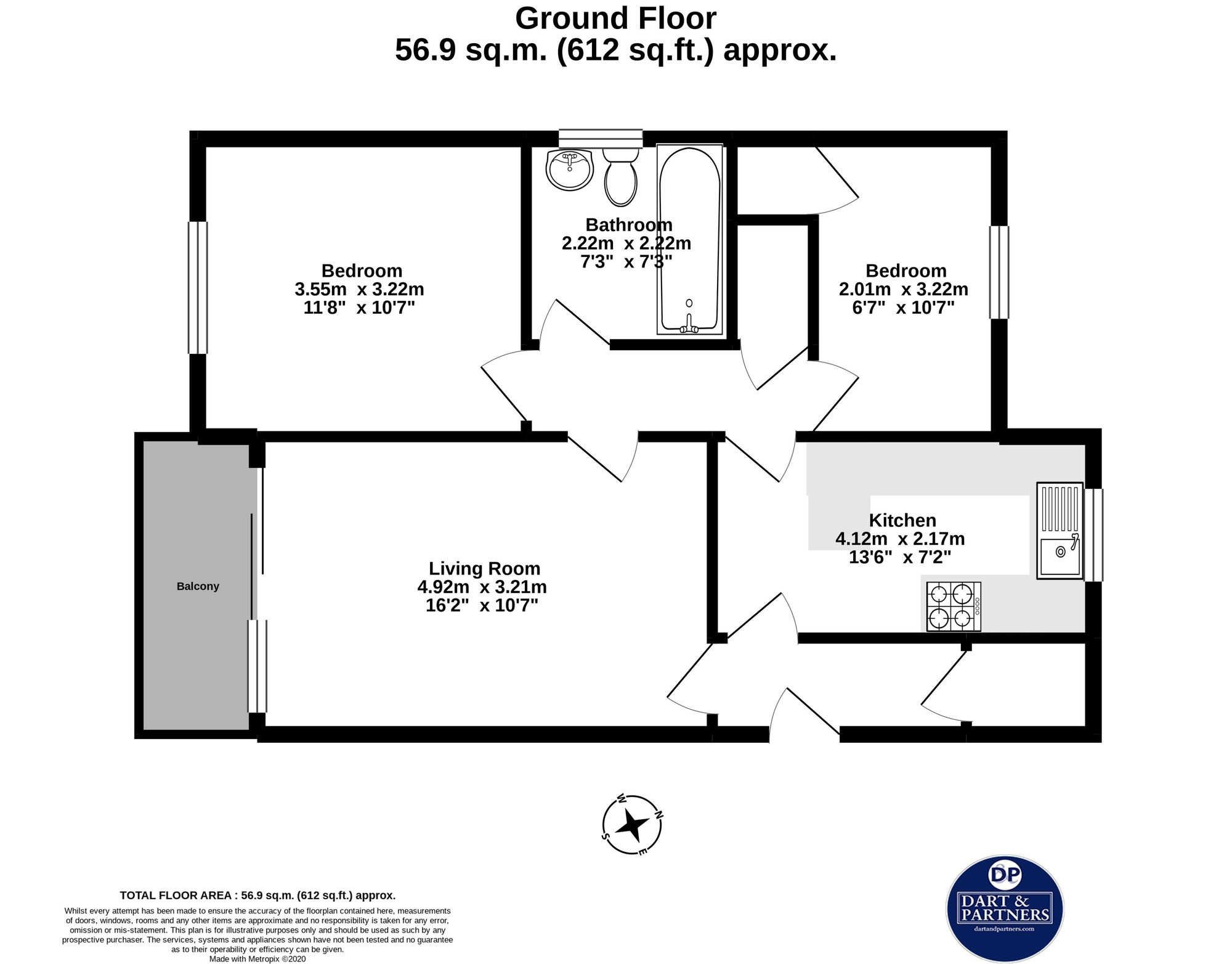 27 Prospect House East Cliff Road, Dawlish floorplan