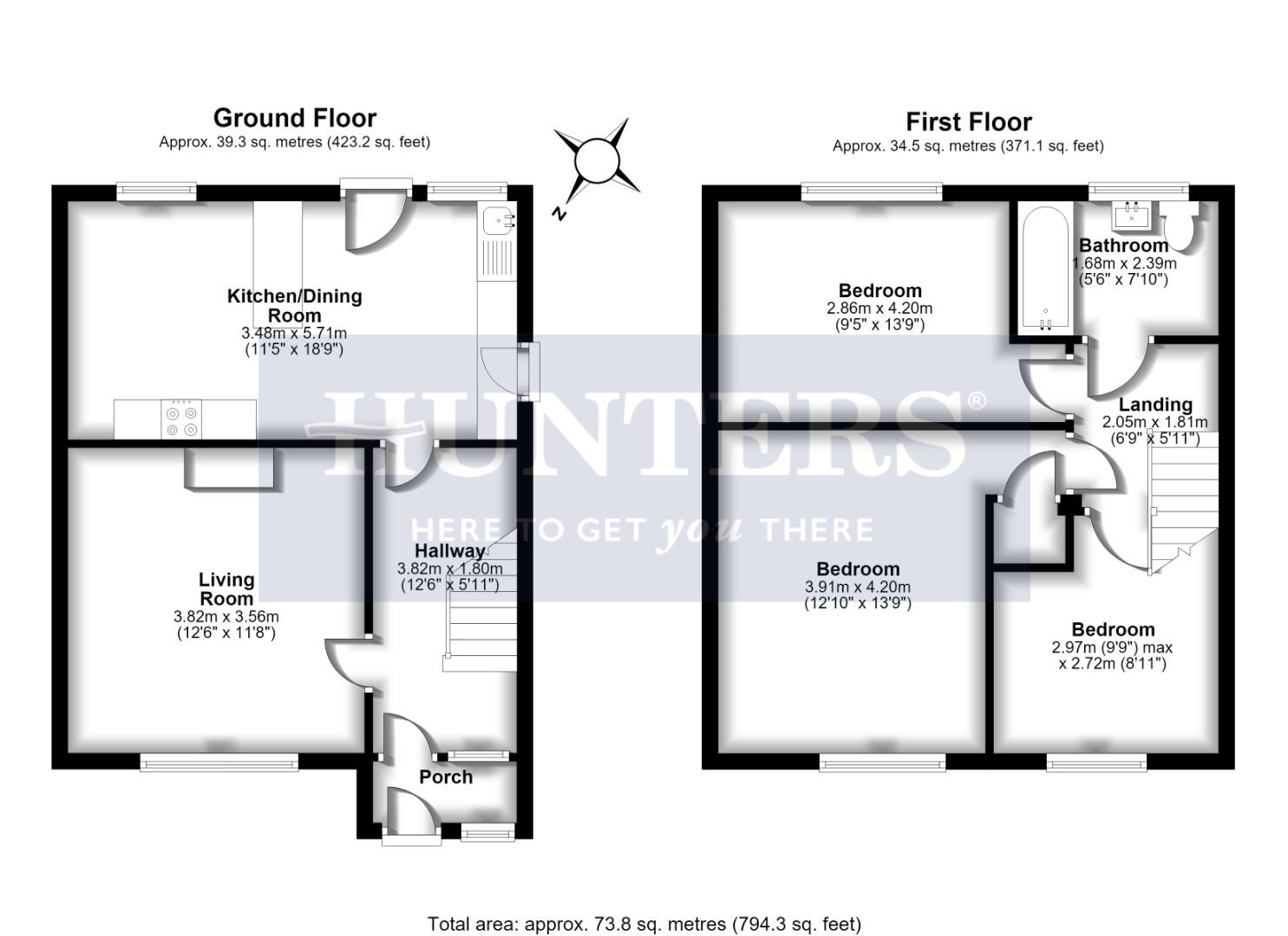 74, Witch Hazel Road, Bristol floorplan