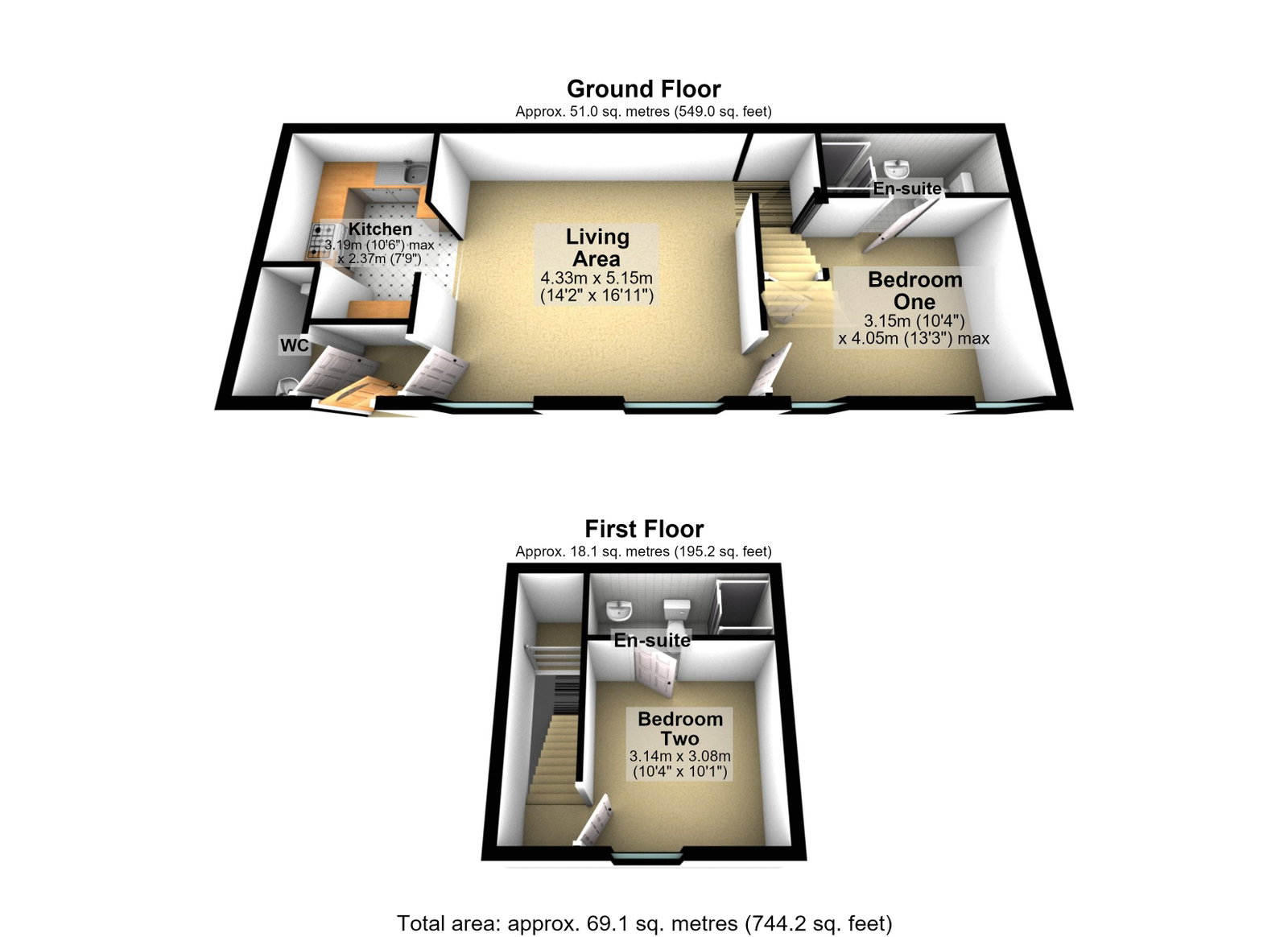 13, School Lane, Rugeley floorplan