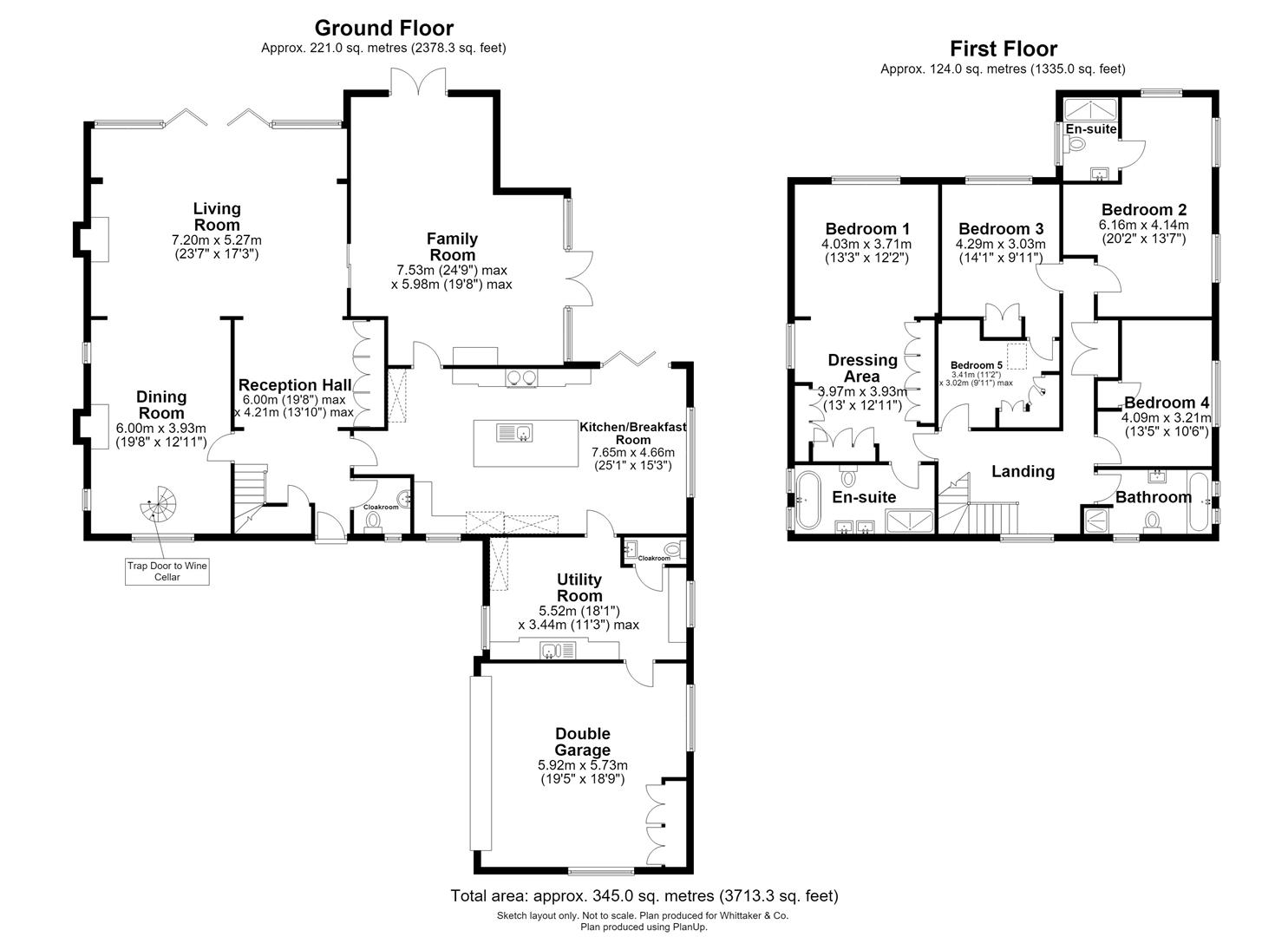 3, Blackmore Manor, Blackmore End floorplan